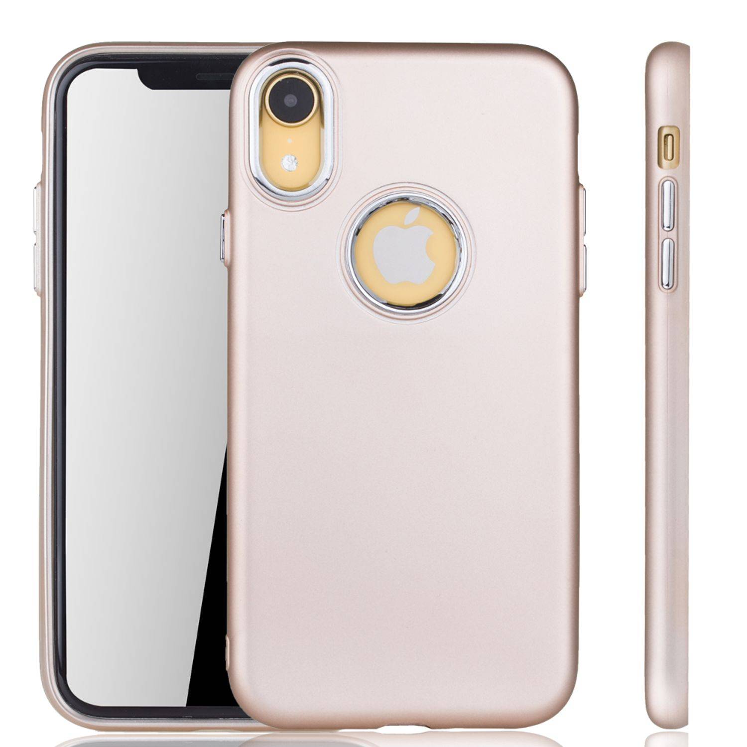 Apple iPhone XR Handyhülle Backcover Gold