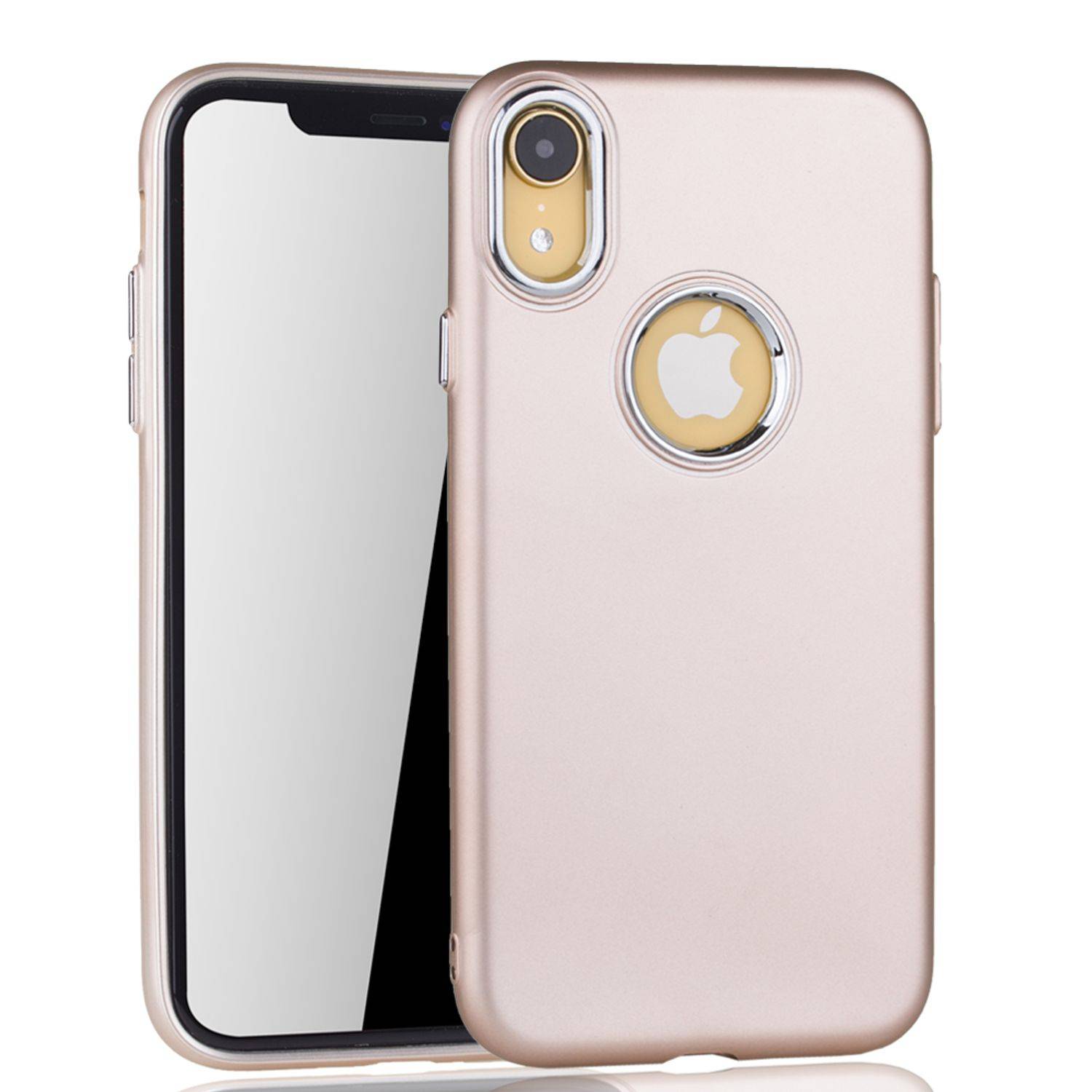 Apple iPhone XR Handyhülle Backcover Gold