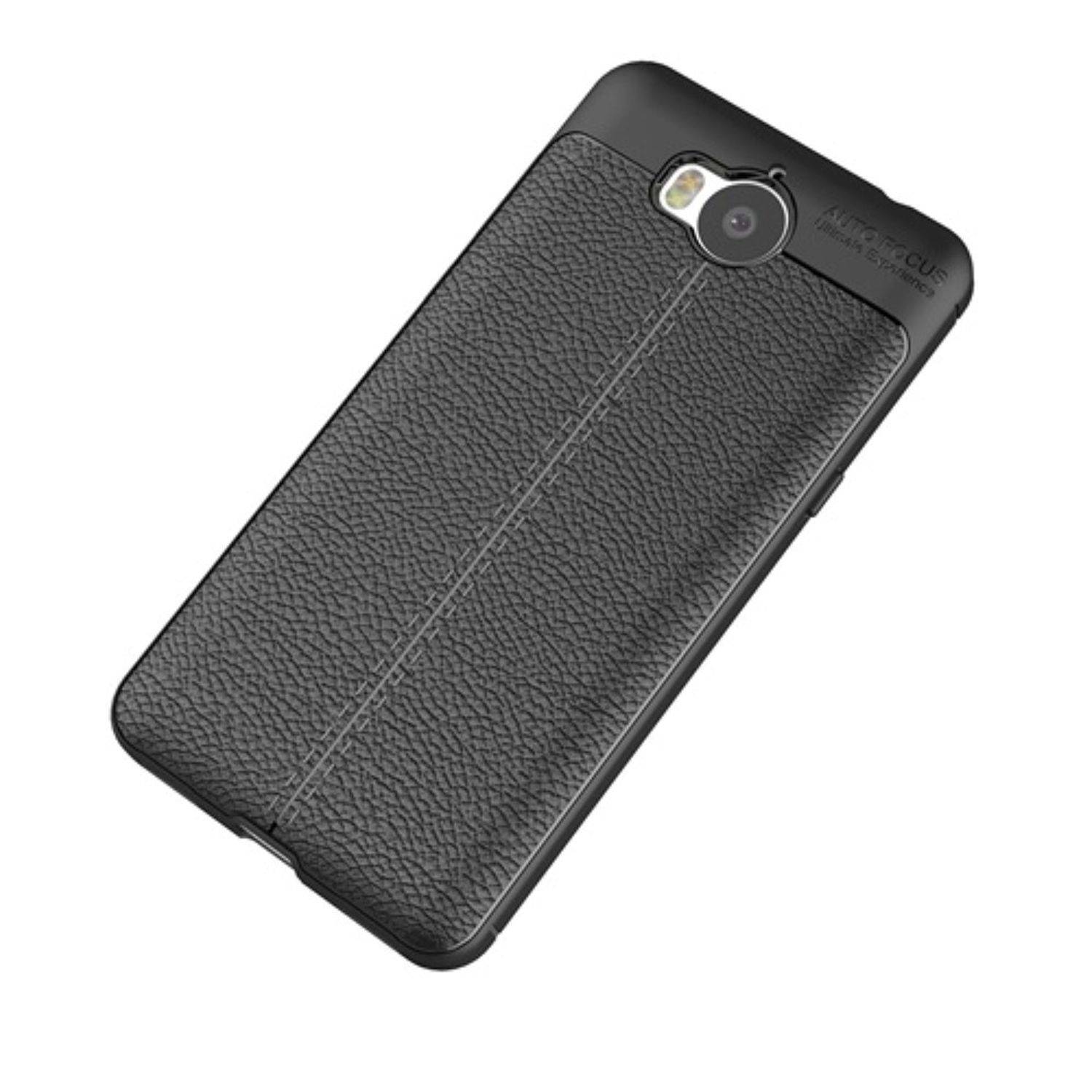 Huawei Y5 (2017) Handyhülle Backcover Schwarz