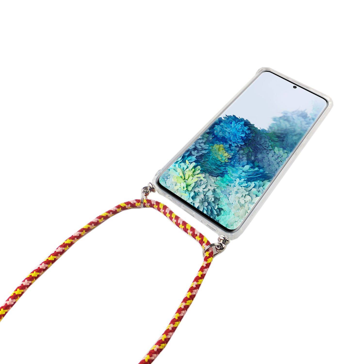 Samsung Galaxy S20 Handykette Handyhülle Umhängetasche Transparent