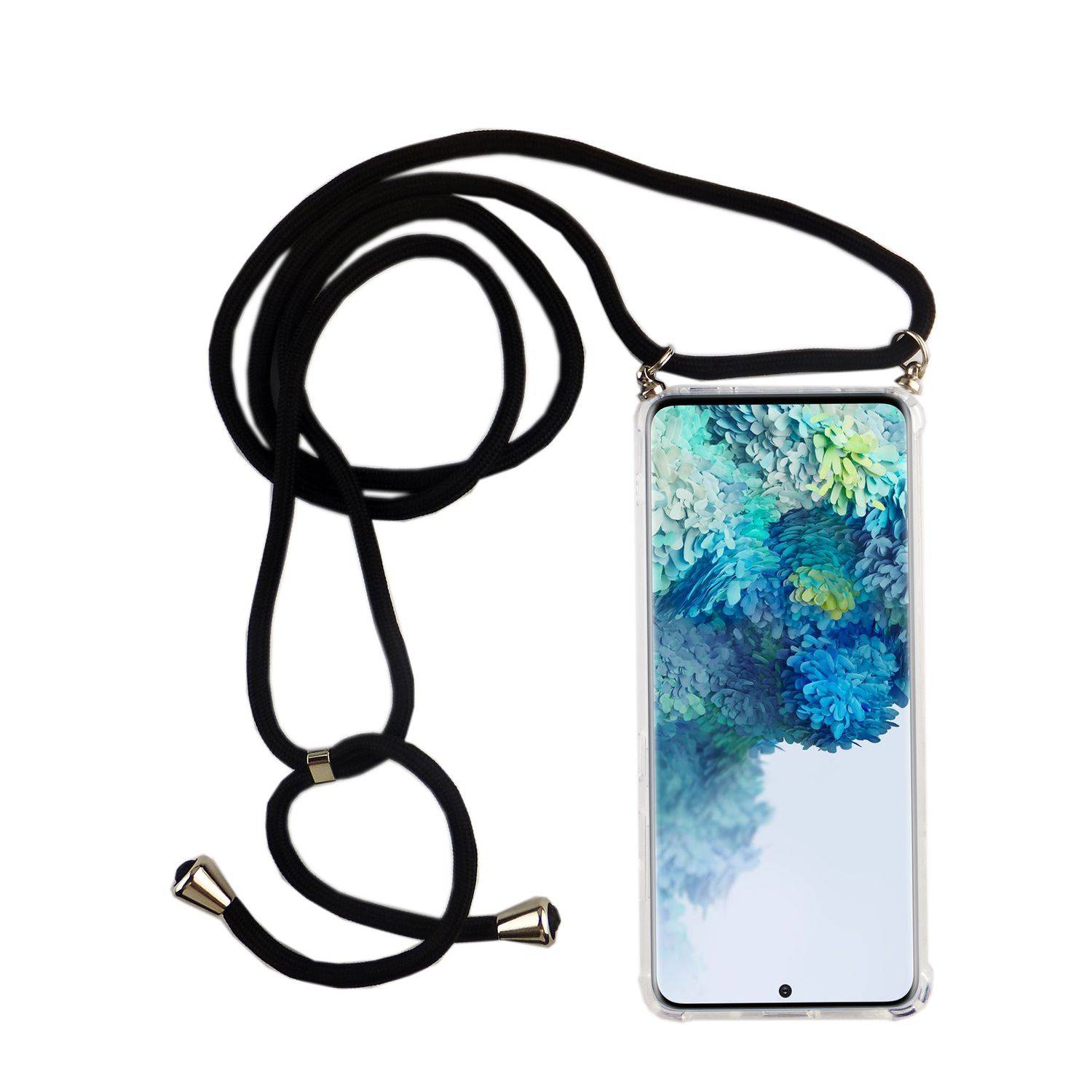 Samsung Galaxy S20 Plus Handykette Handyhülle Umhängetasche Transparent