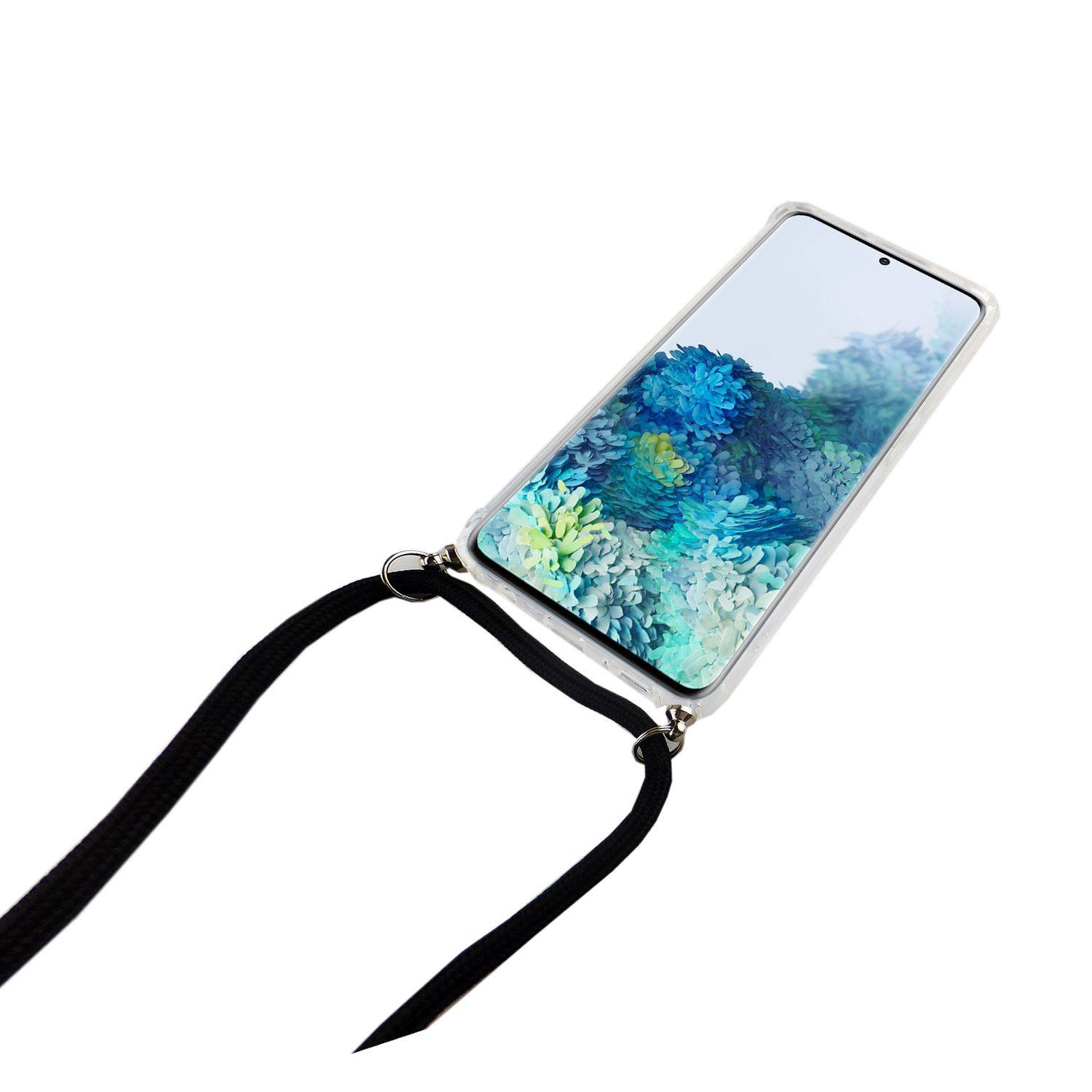 Samsung Galaxy S20 Plus Handykette Handyhülle Umhängetasche Transparent