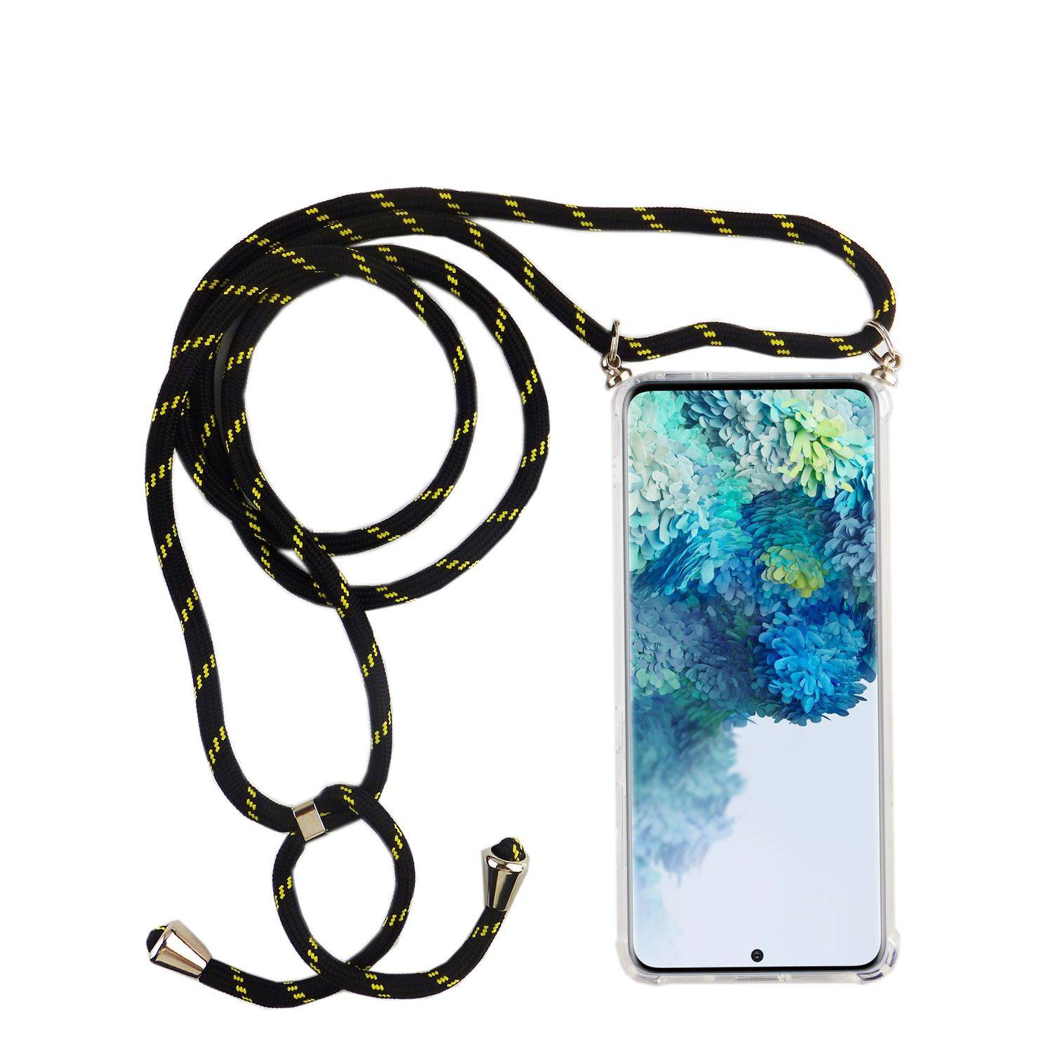 Samsung Galaxy S20 Ultra Handykette Handyhülle Umhängetasche Transparent