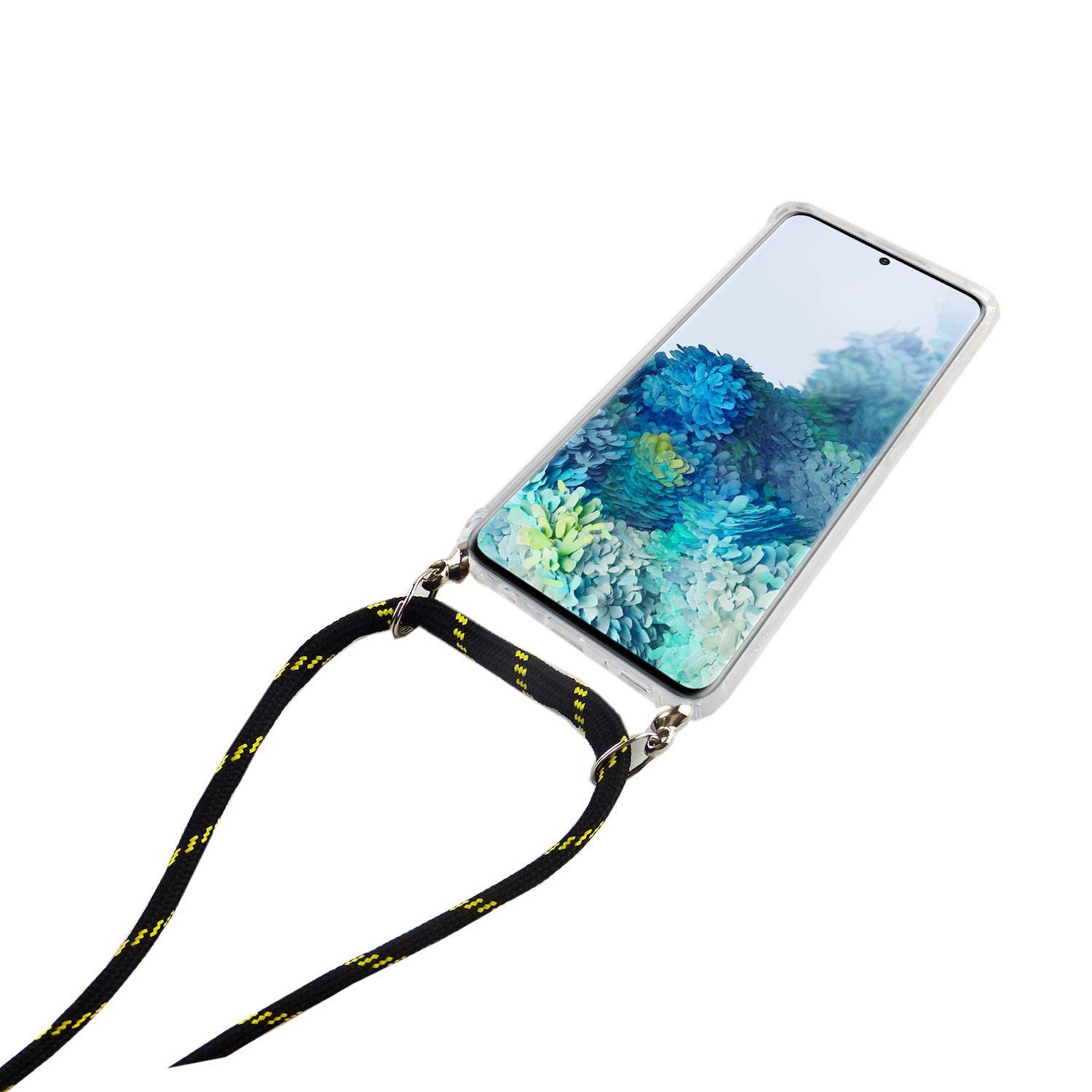 Samsung Galaxy S20 Ultra Handykette Handyhülle Umhängetasche Transparent