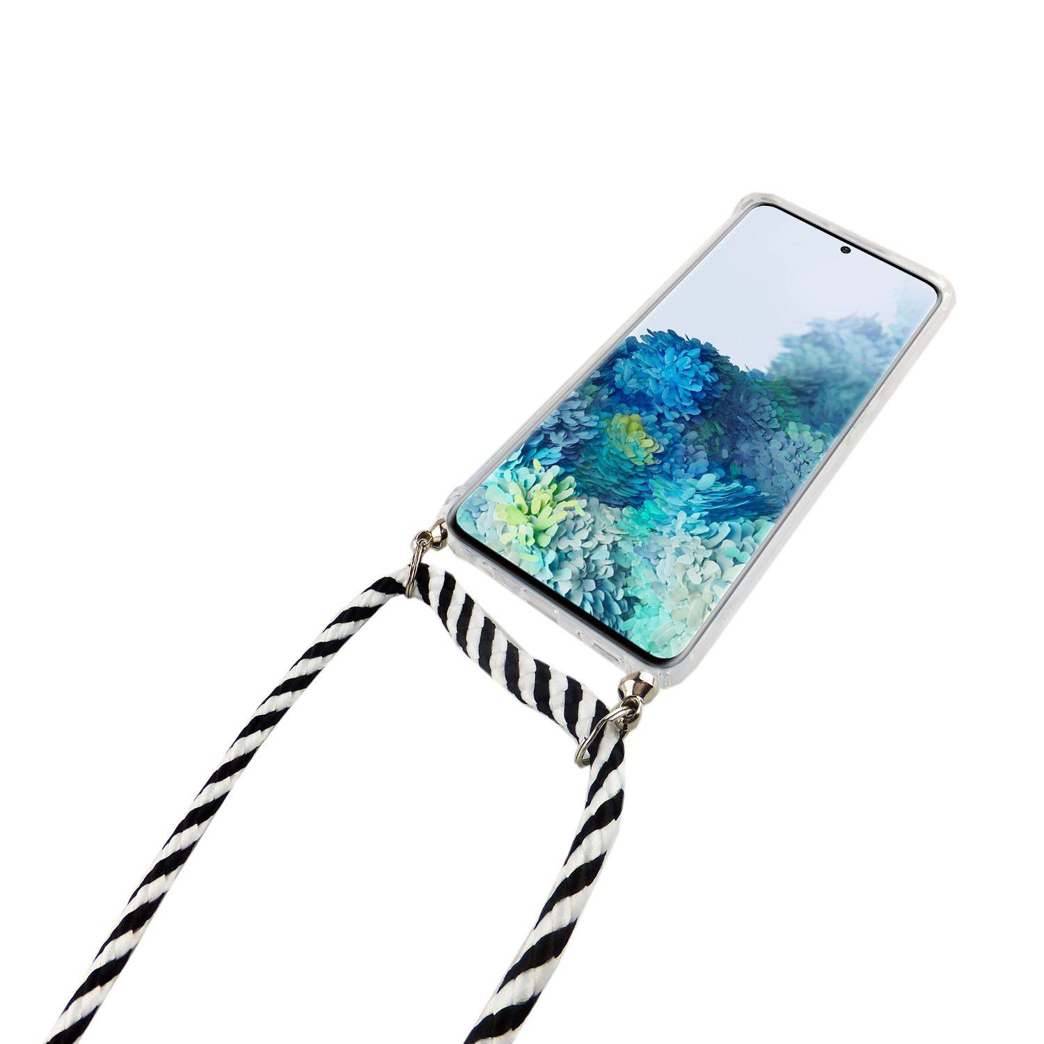 Samsung Galaxy S20 Ultra Handykette Handyhülle Umhängetasche Transparent