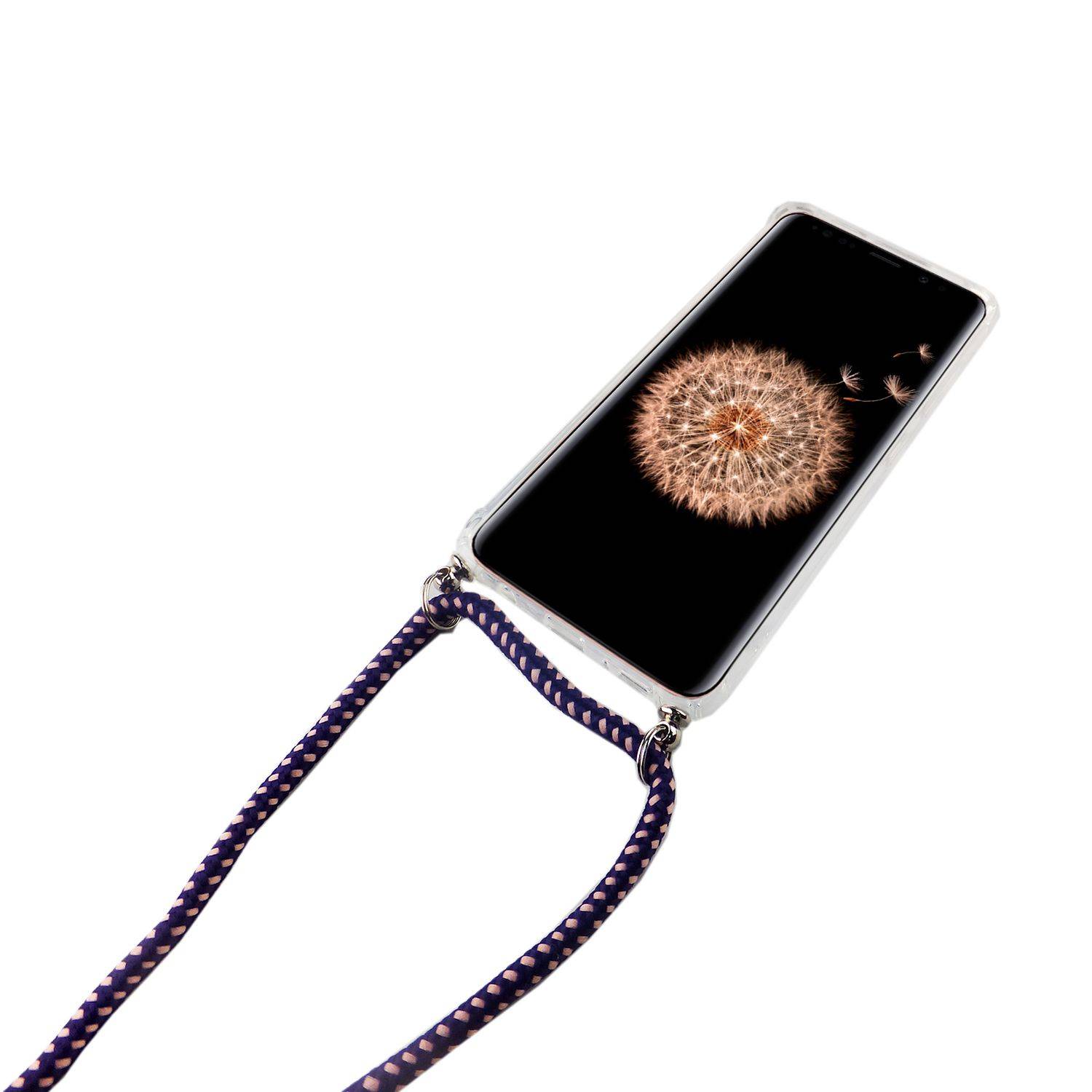Samsung Galaxy S9 Handykette Handyhülle Umhängetasche Transparent