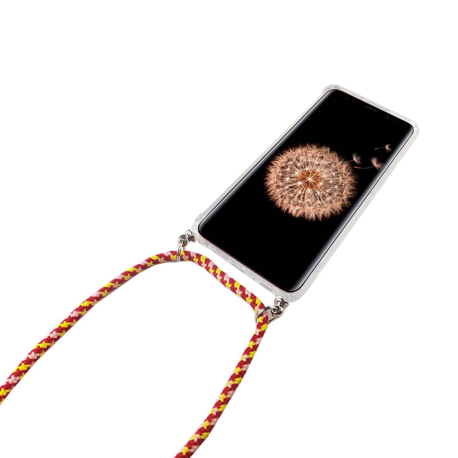 Samsung Galaxy S9 Plus Handykette Handyhülle Umhängetasche Transparent