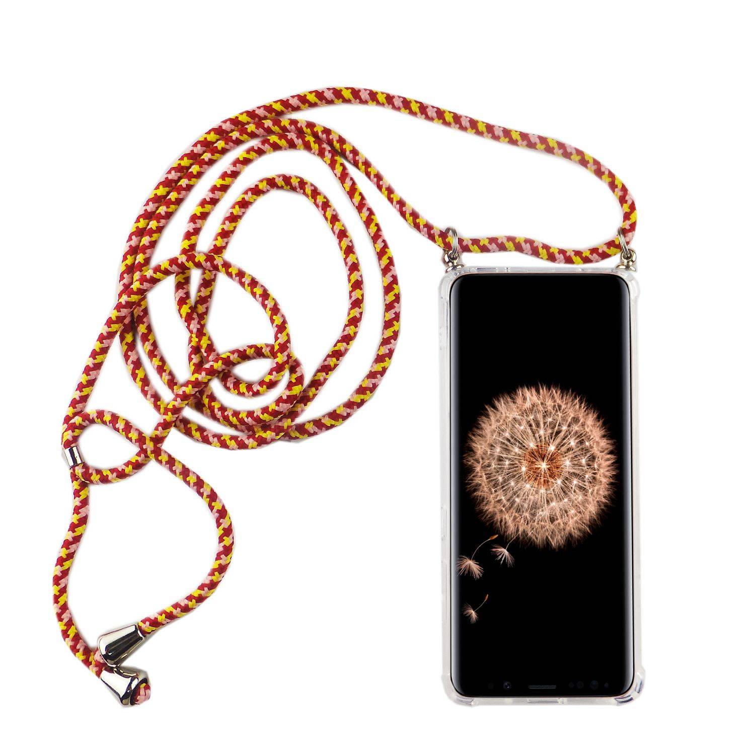 Samsung Galaxy S9 Plus Handykette Handyhülle Umhängetasche Transparent