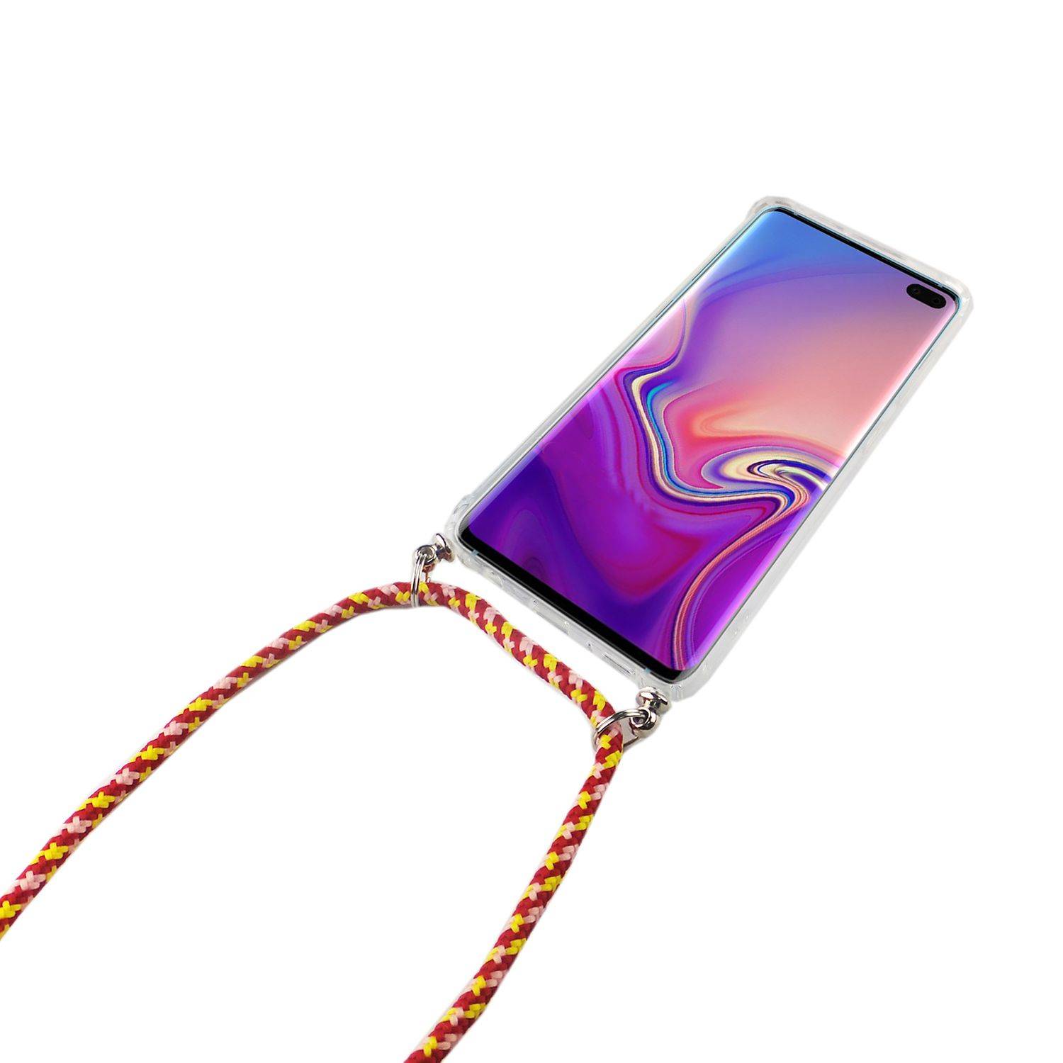 Samsung Galaxy S10 Plus Handykette Handyhülle Umhängetasche Transparent