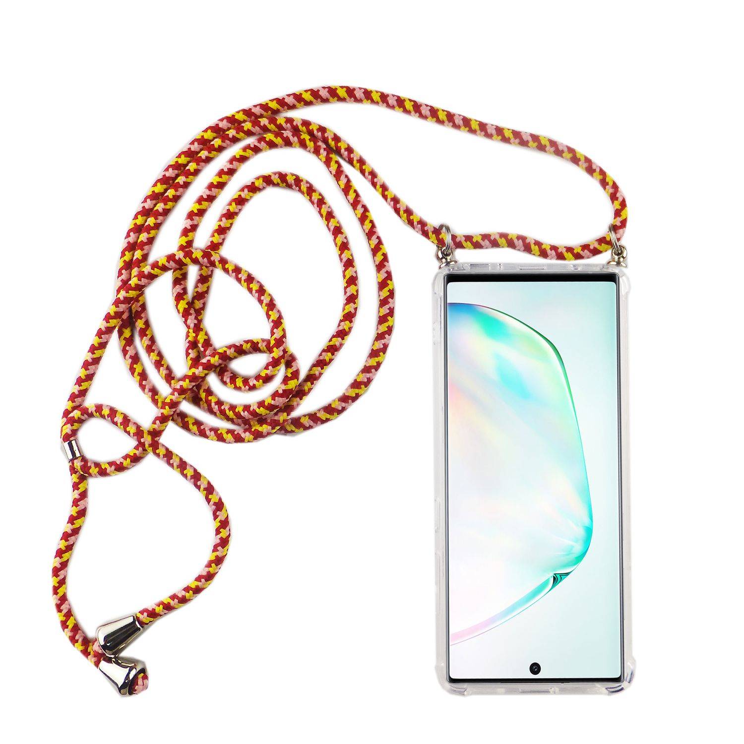 Samsung Galaxy Note 10 Plus Handykette Handyhülle Umhängetasche Transparent