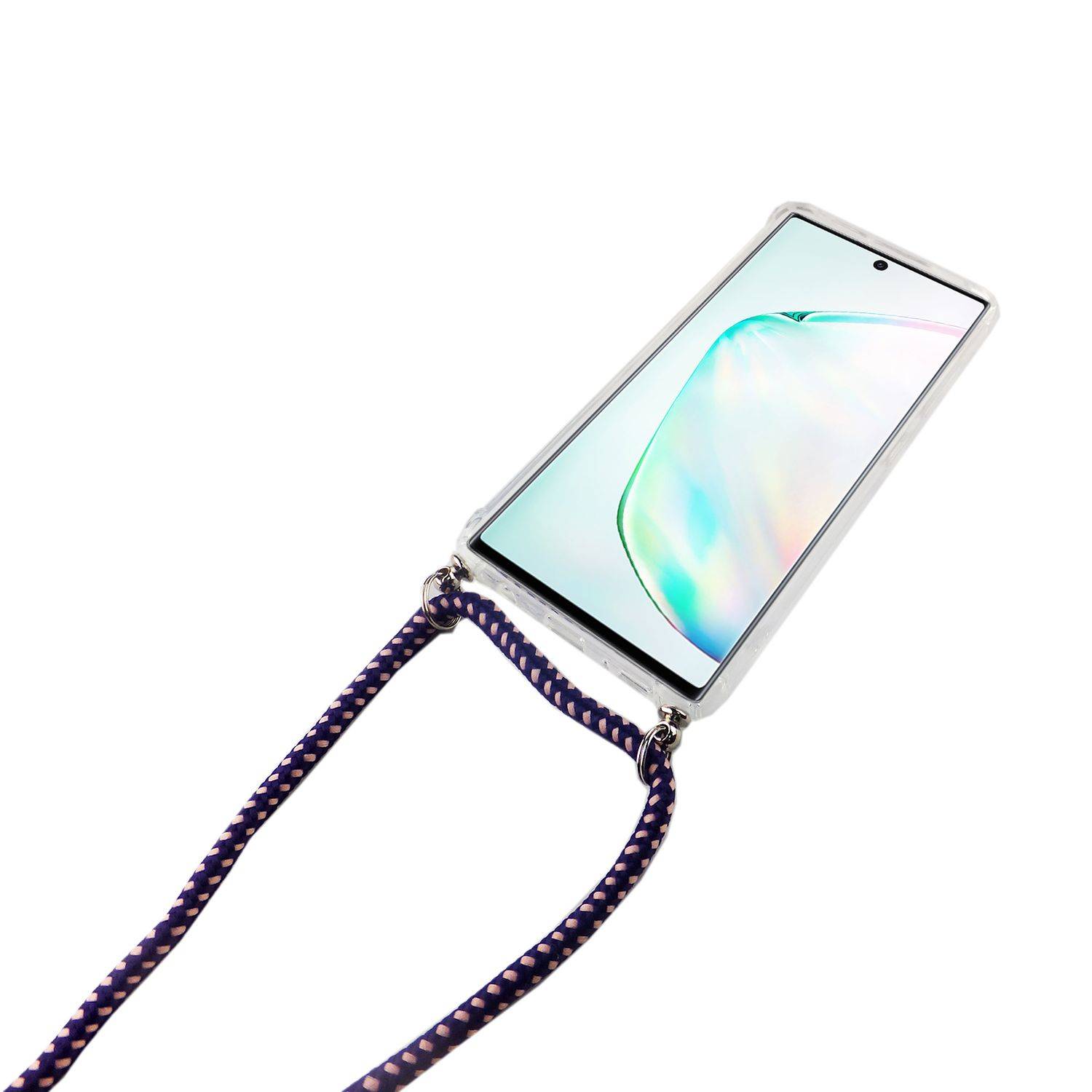 Samsung Galaxy Note 10 Plus Handykette Handyhülle Umhängetasche Transparent