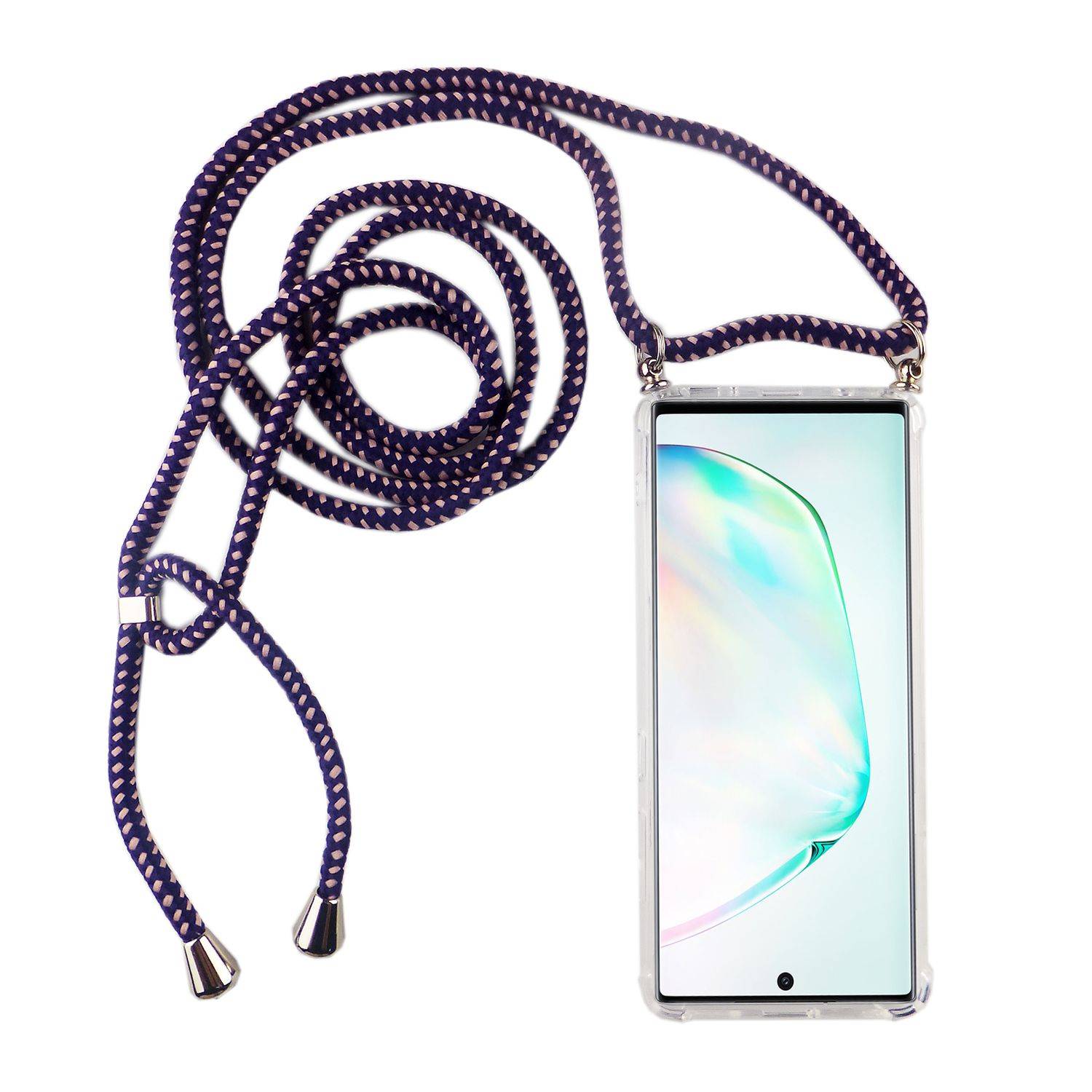 Samsung Galaxy Note 10 Plus Handykette Handyhülle Umhängetasche Transparent