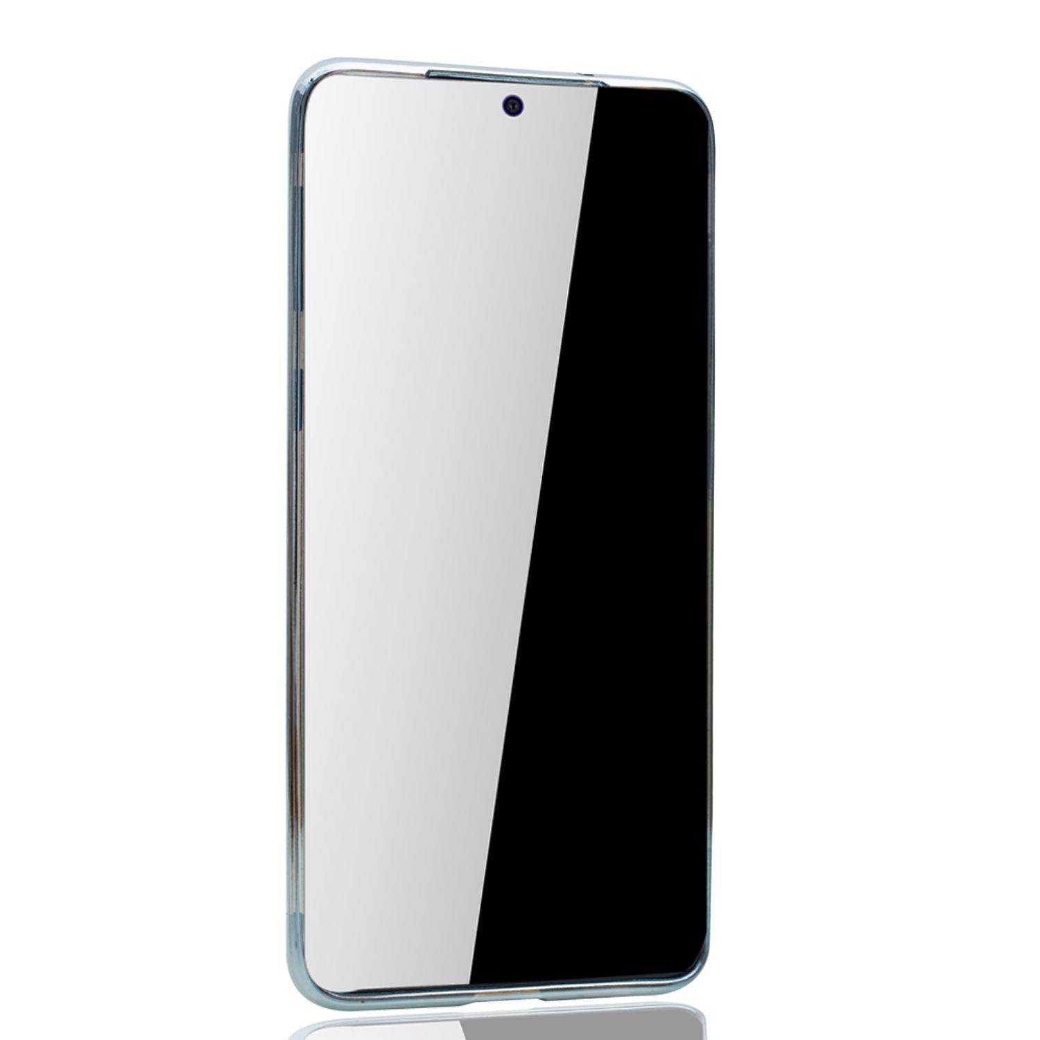 Samsung Galaxy S20 Handyhülle Bumper Backcover Silber
