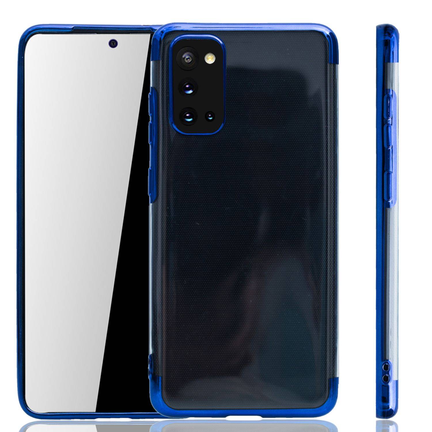 Samsung Galaxy S20 Handyhülle Bumper Backcover Blau