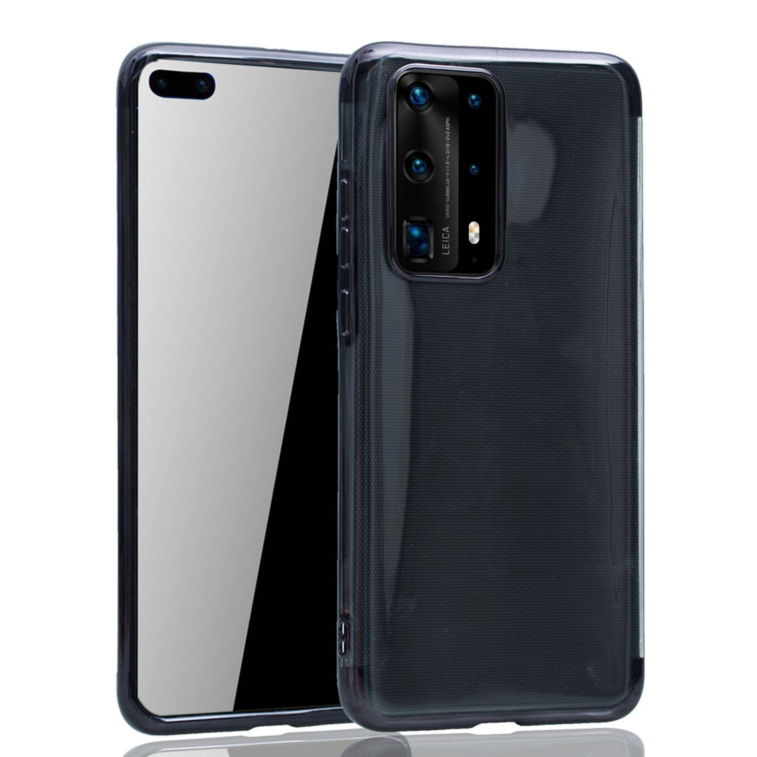 Huawei P40 Pro Handyhülle Bumper Backcover Schwarz