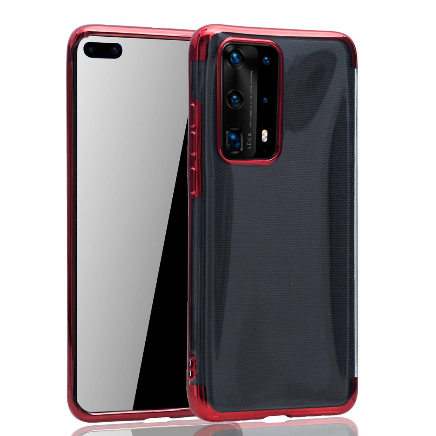 Huawei P40 Pro Handyhülle Bumper Backcover Rot