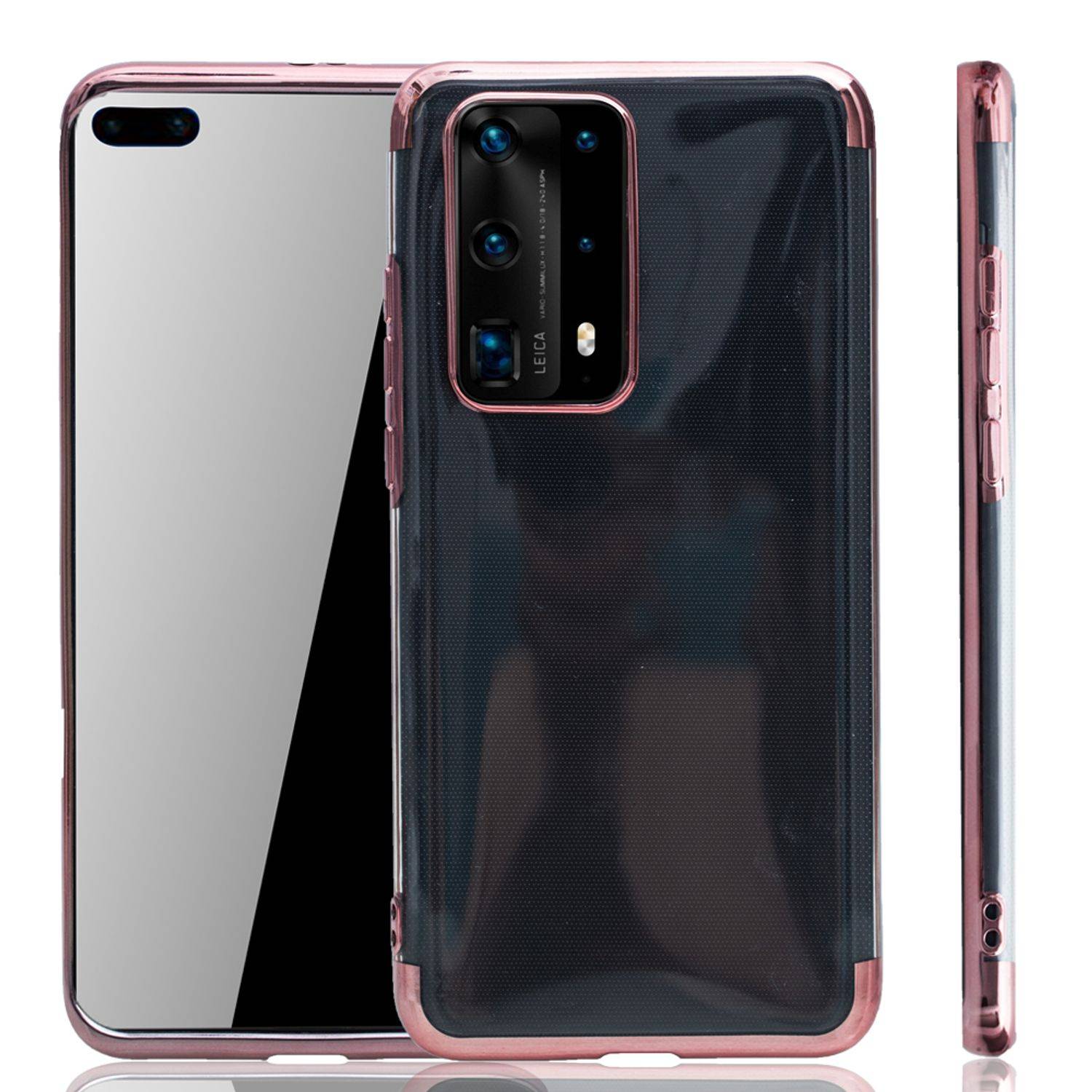Huawei P40 Pro Handyhülle Bumper Backcover Rosa