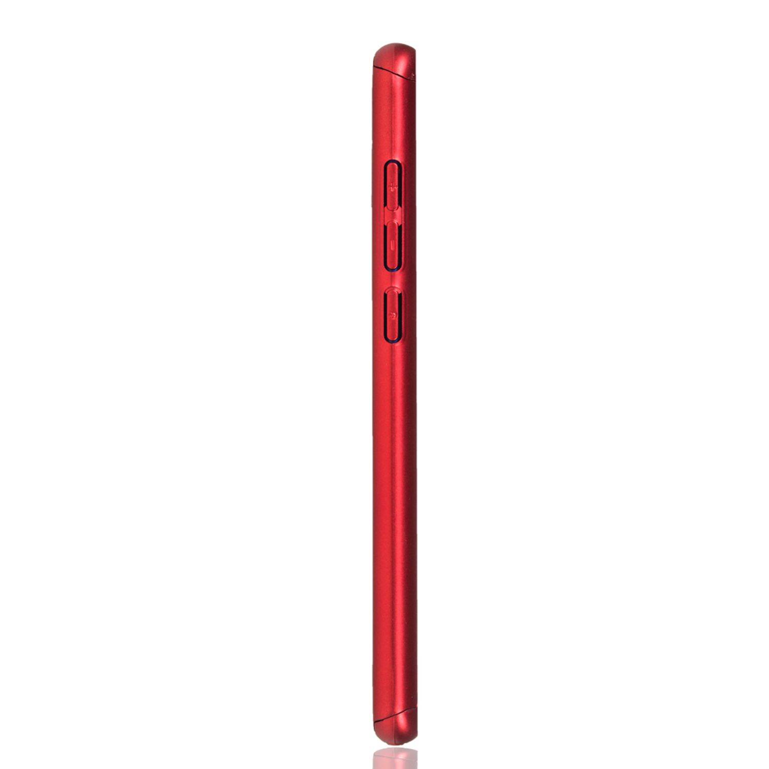 Xiaomi Mi 9 Handyhülle 360 Grad Schutz Full Cover Rot