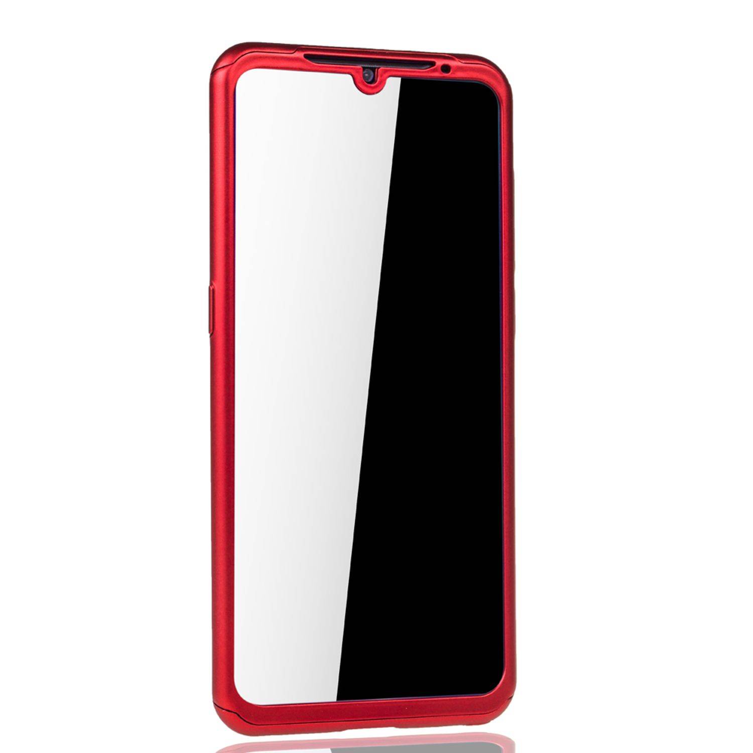 Xiaomi Mi 9 Handyhülle 360 Grad Schutz Full Cover Rot