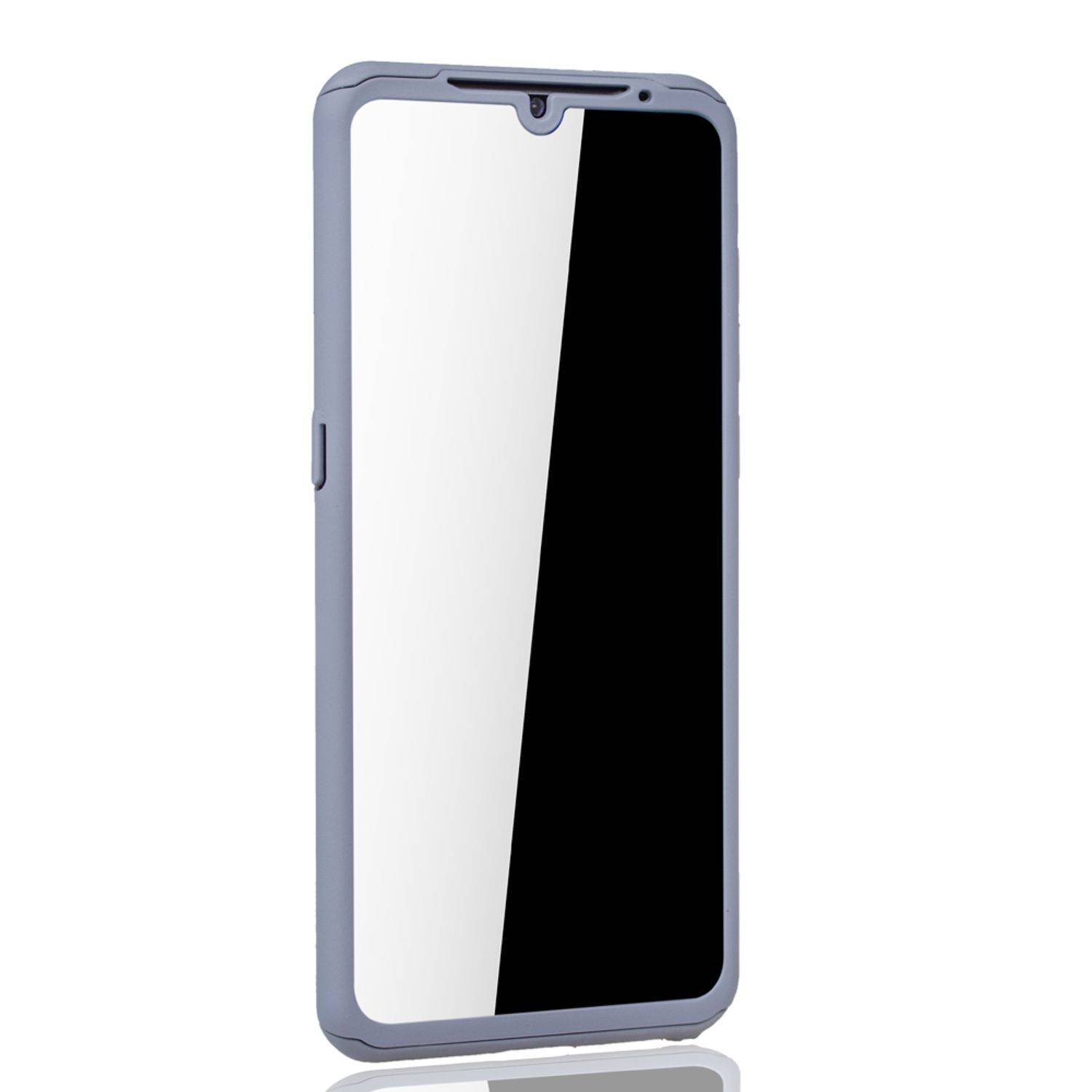 Xiaomi Mi 9 Handyhülle 360 Grad Schutz Full Cover Grau