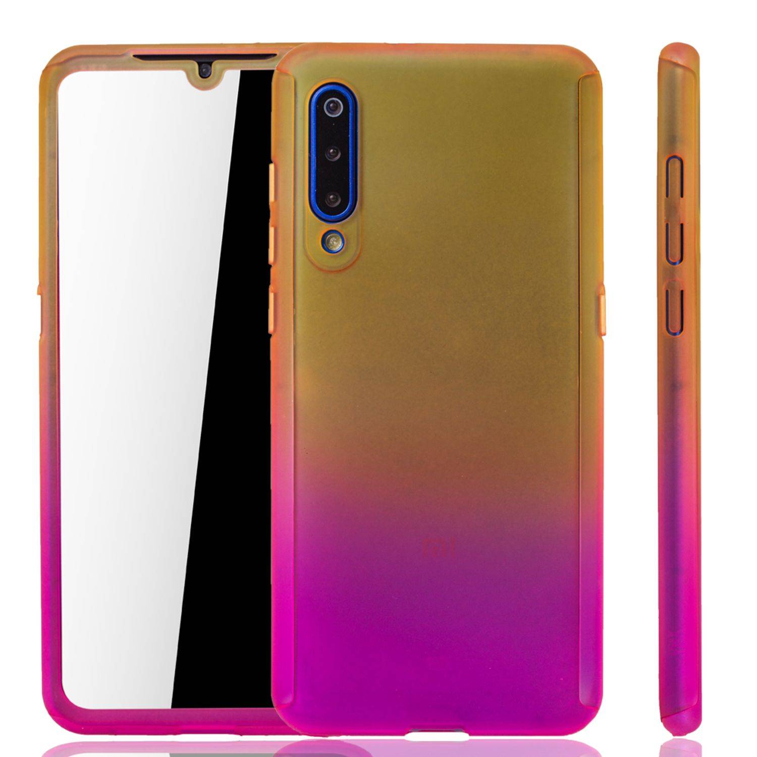 Xiaomi Mi 9 Handyhülle 360 Grad Schutz Full Cover Mehrfarbig