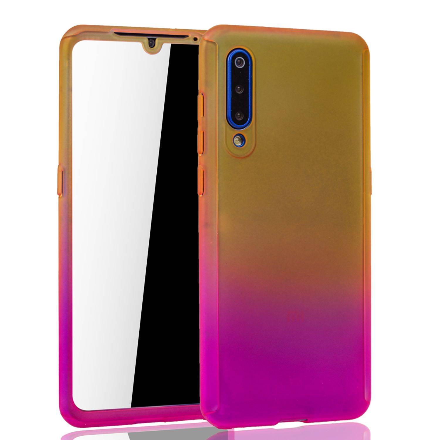 Xiaomi Mi 9 Handyhülle 360 Grad Schutz Full Cover Mehrfarbig