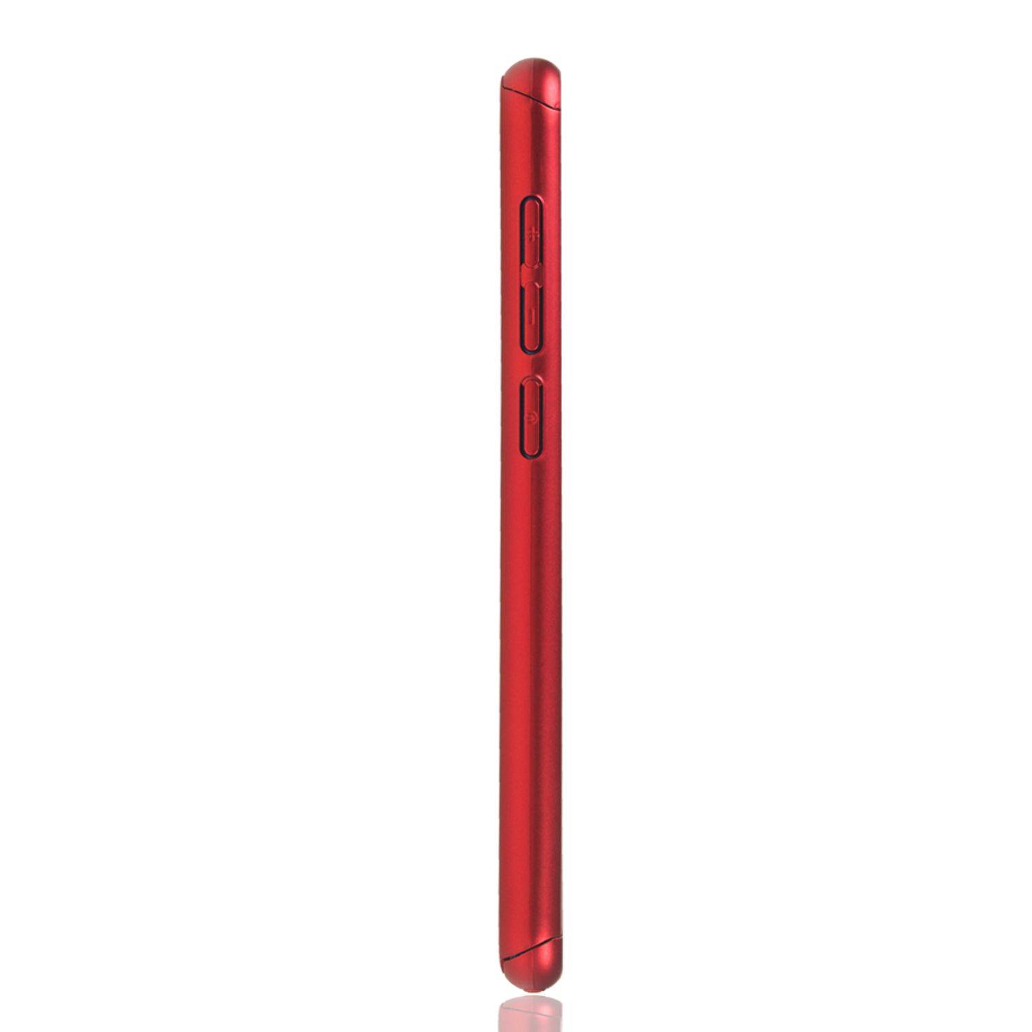 Xiaomi Mi 9 SE Handyhülle 360 Grad Schutz Full Cover Rot