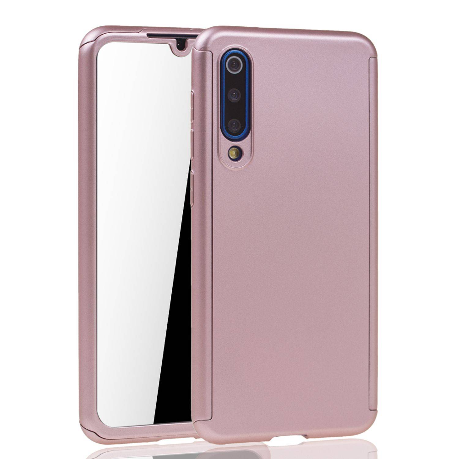 Xiaomi Mi 9 SE Handyhülle 360 Grad Schutz Full Cover Rosa