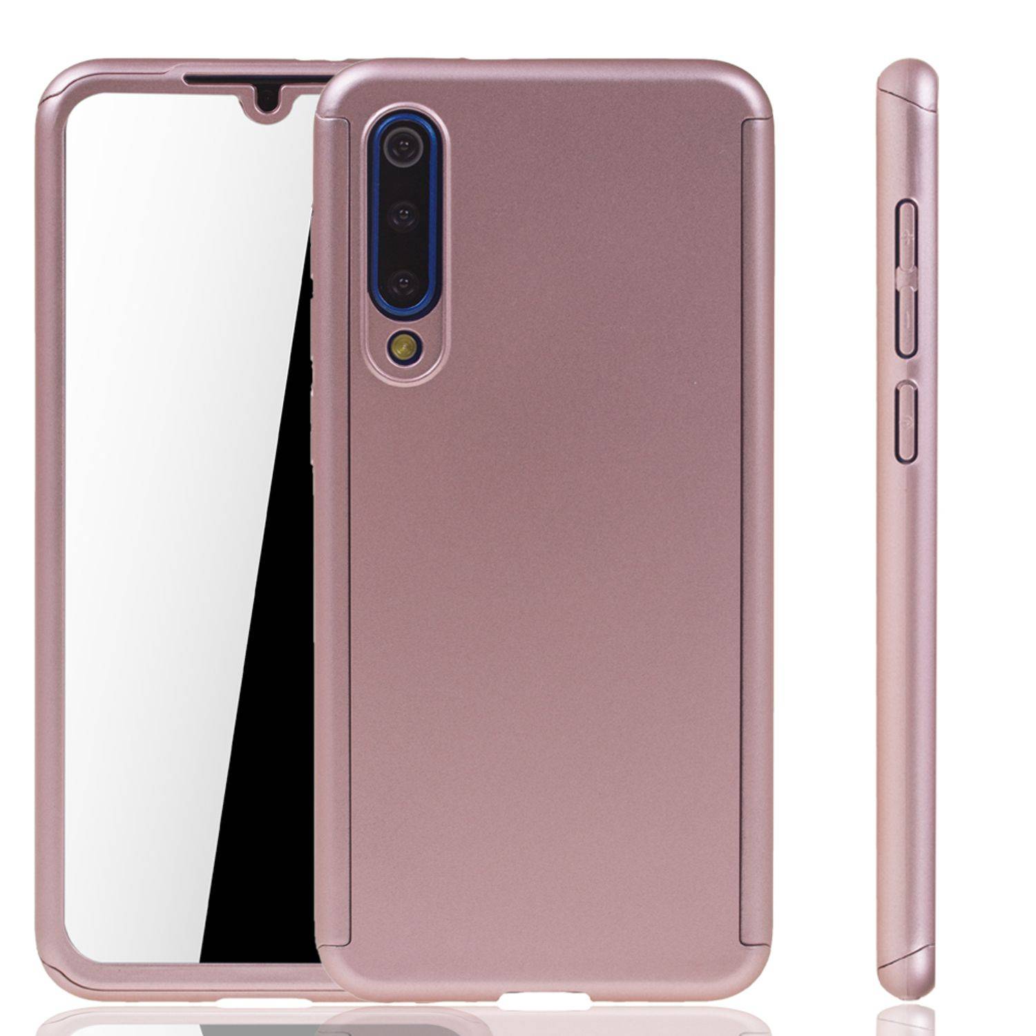 Xiaomi Mi 9 SE Handyhülle 360 Grad Schutz Full Cover Rosa
