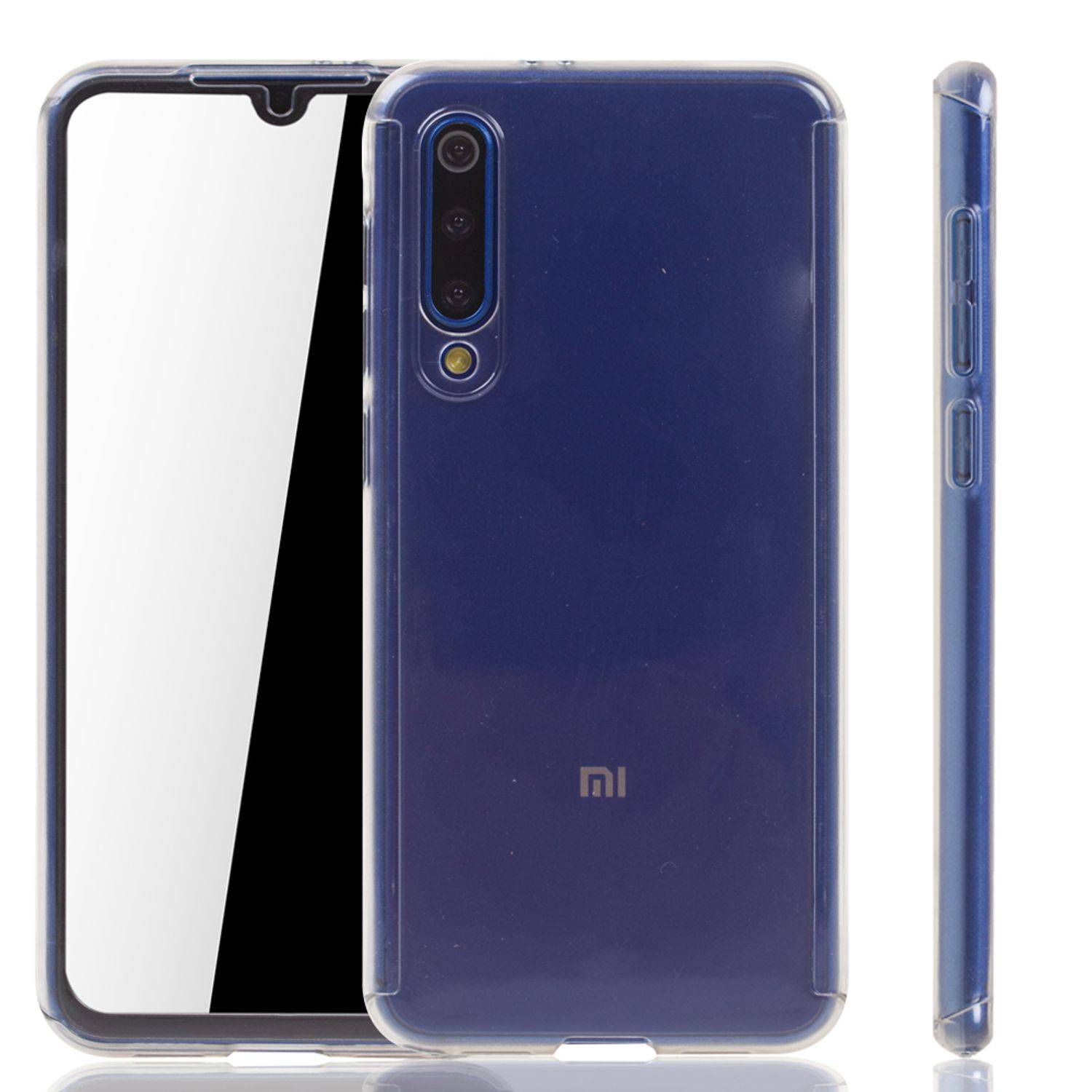 Xiaomi Mi 9 SE Handyhülle 360 Grad Schutz Full Cover Transparent