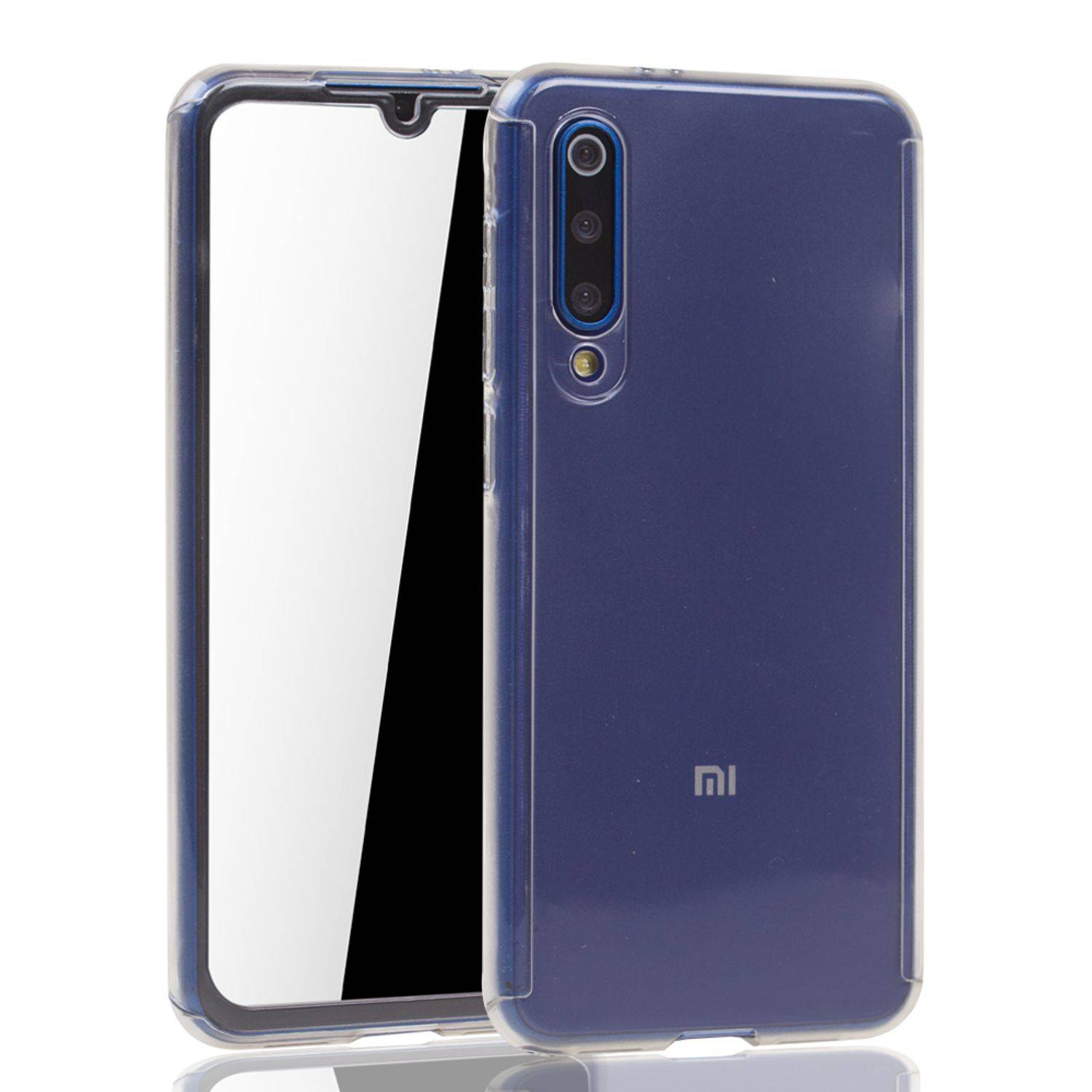 Xiaomi Mi 9 SE Handyhülle 360 Grad Schutz Full Cover Transparent