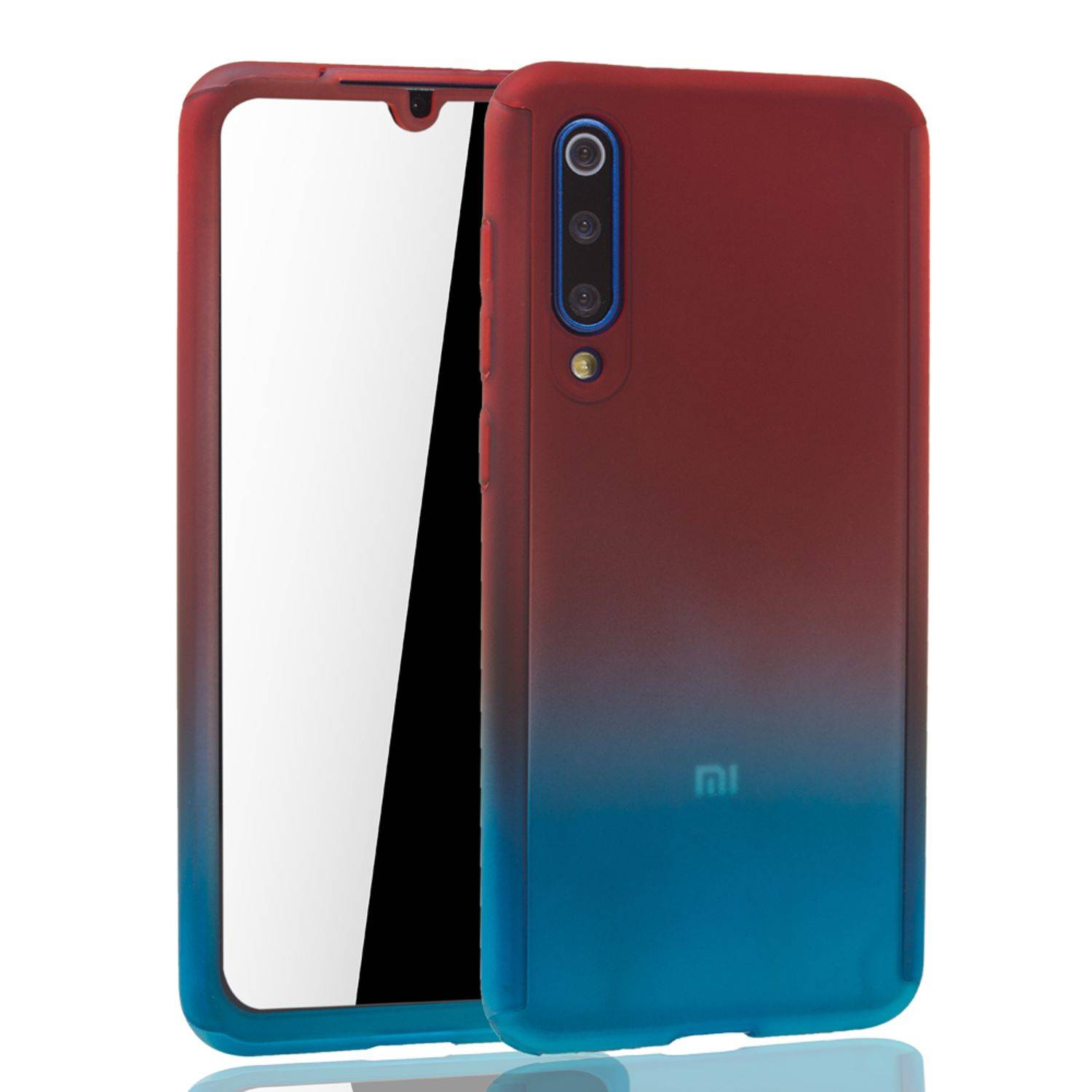 Xiaomi Mi 9 SE Handyhülle 360 Grad Schutz Full Cover Mehrfarbig