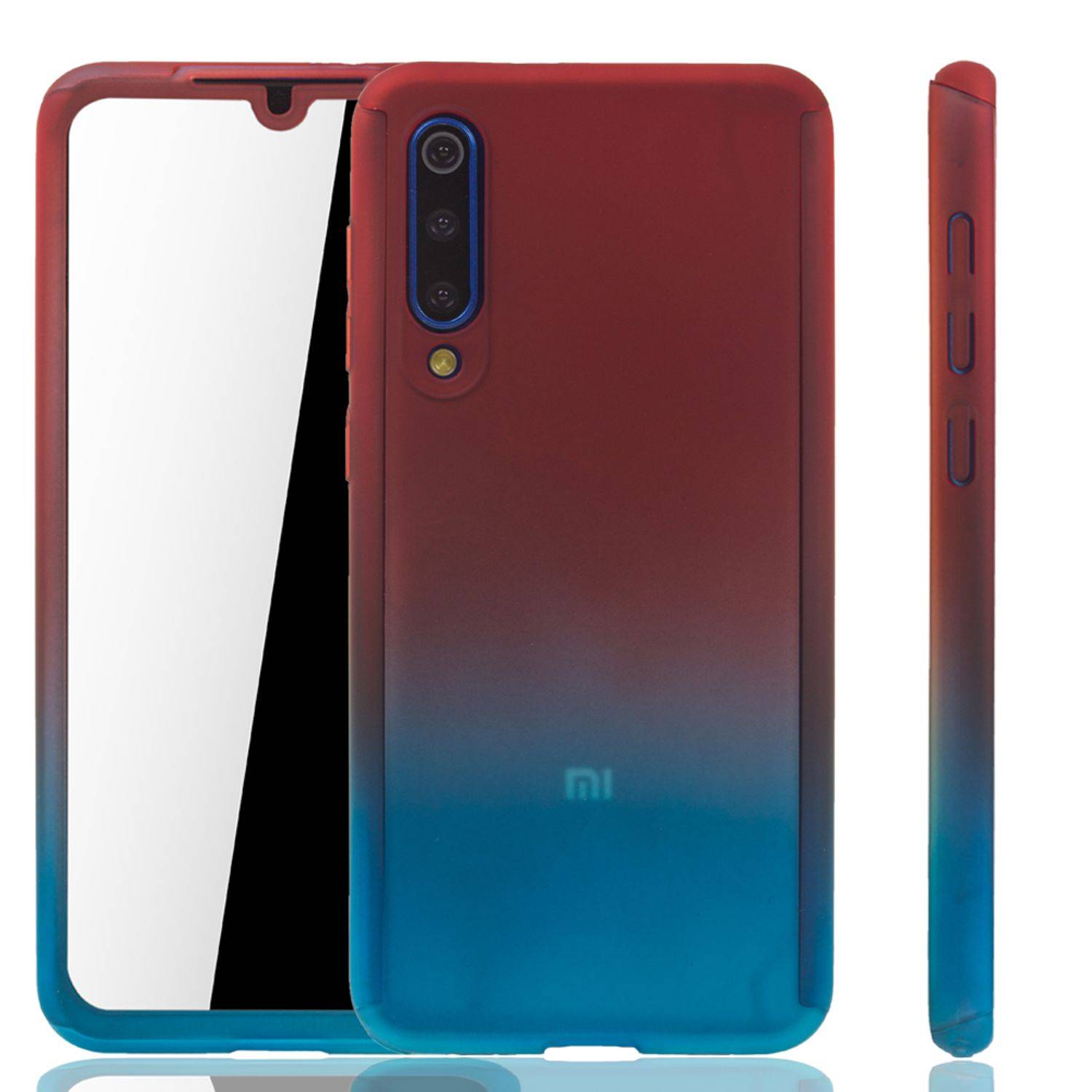 Xiaomi Mi 9 SE Handyhülle 360 Grad Schutz Full Cover Mehrfarbig