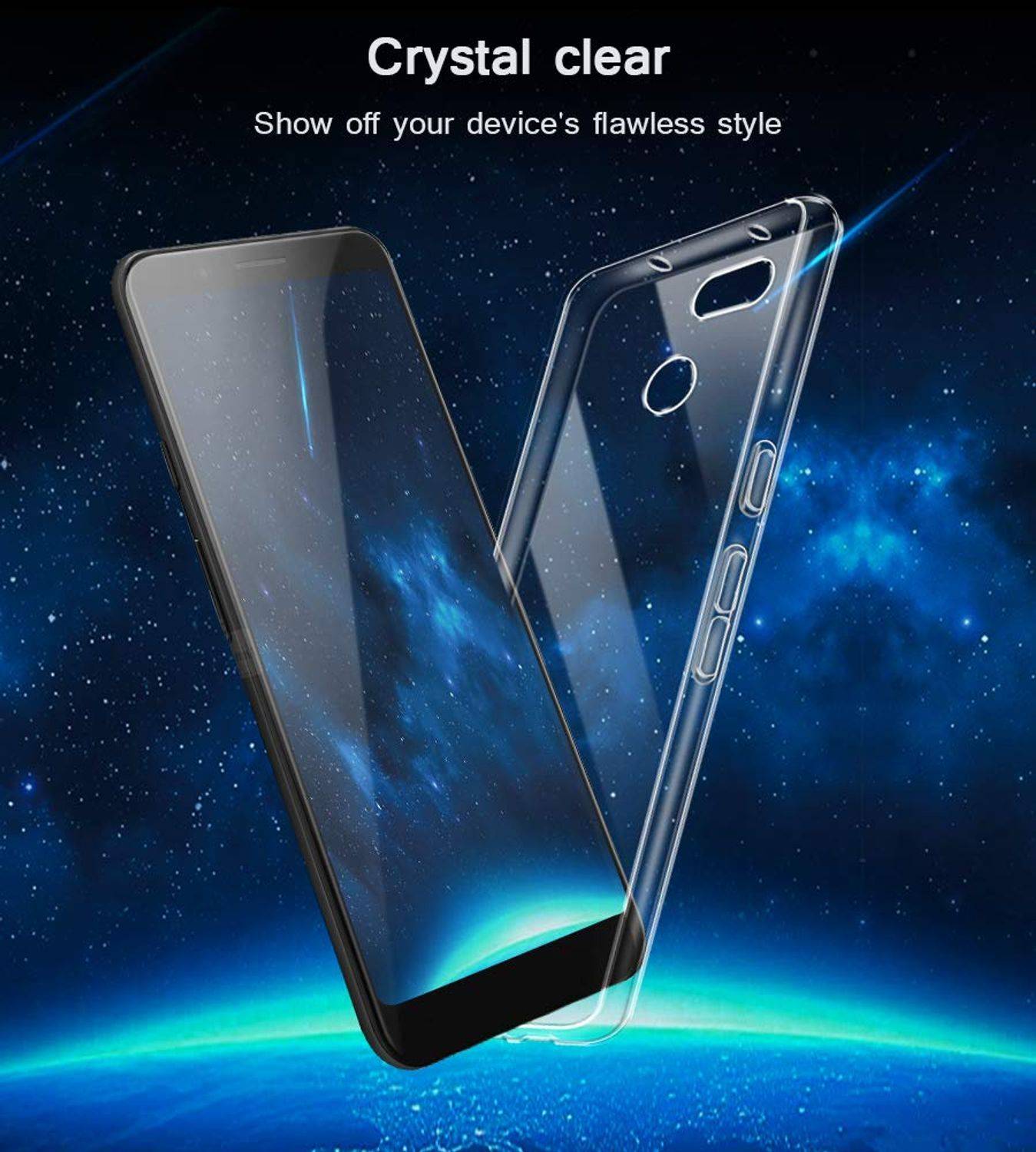 Google Pixel 3a XL Handyhülle Ultra Dünn Bumper Backcover Transparent