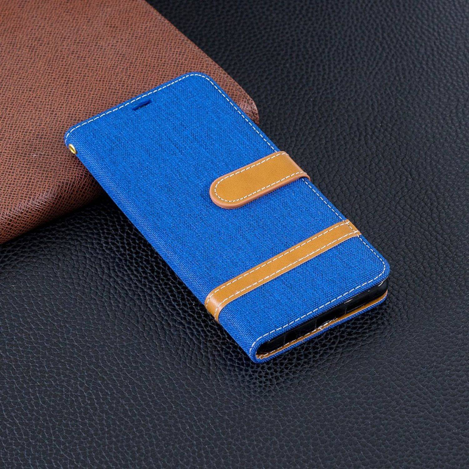 Huawei P30 Handyhülle Bookcover Blau