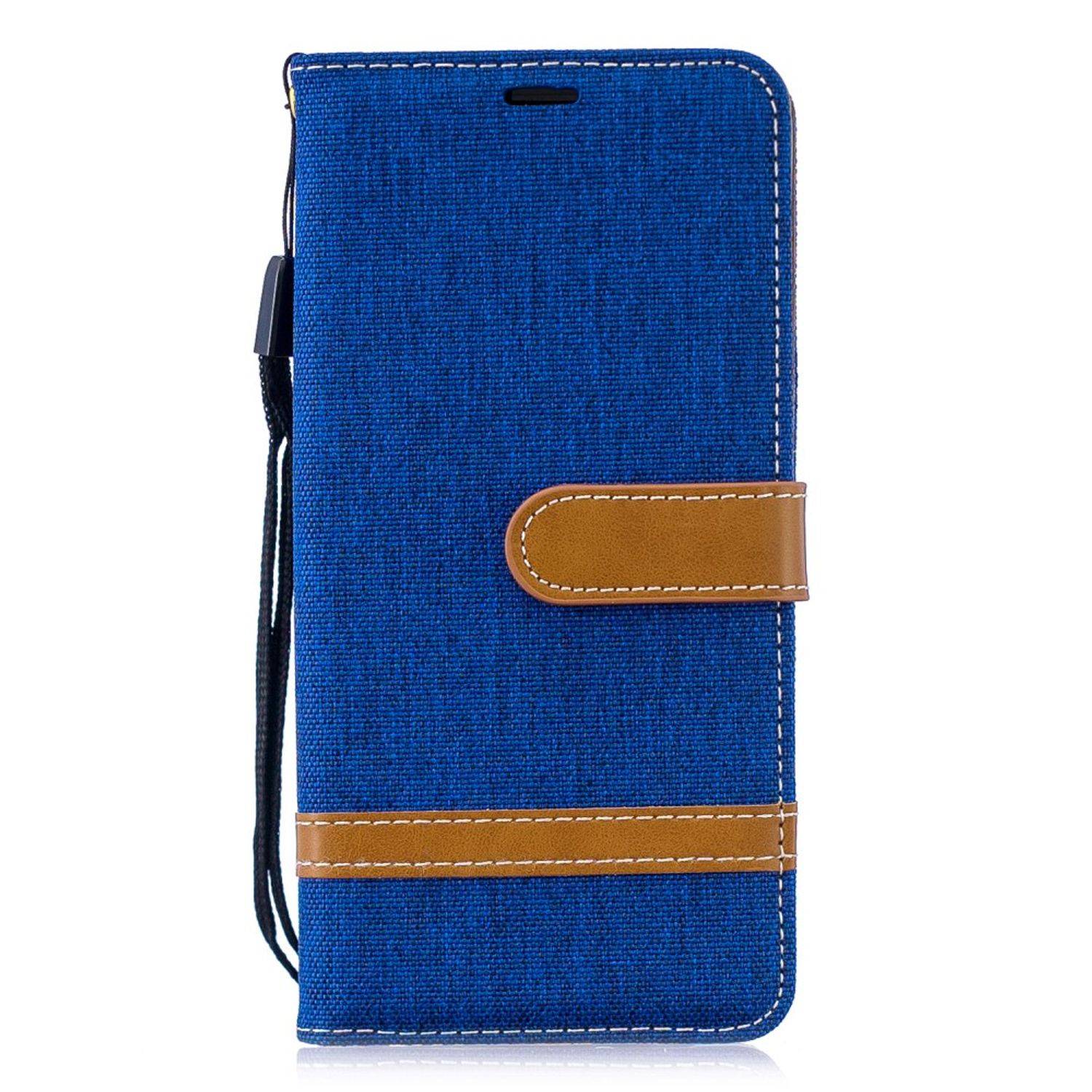 Huawei P30 Handyhülle Bookcover Blau