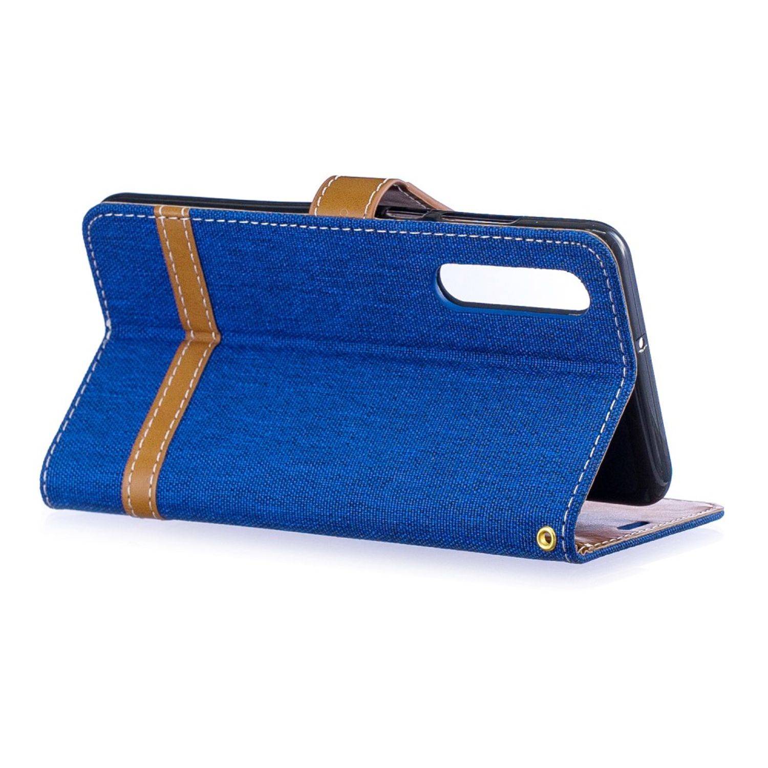 Huawei P30 Handyhülle Bookcover Blau