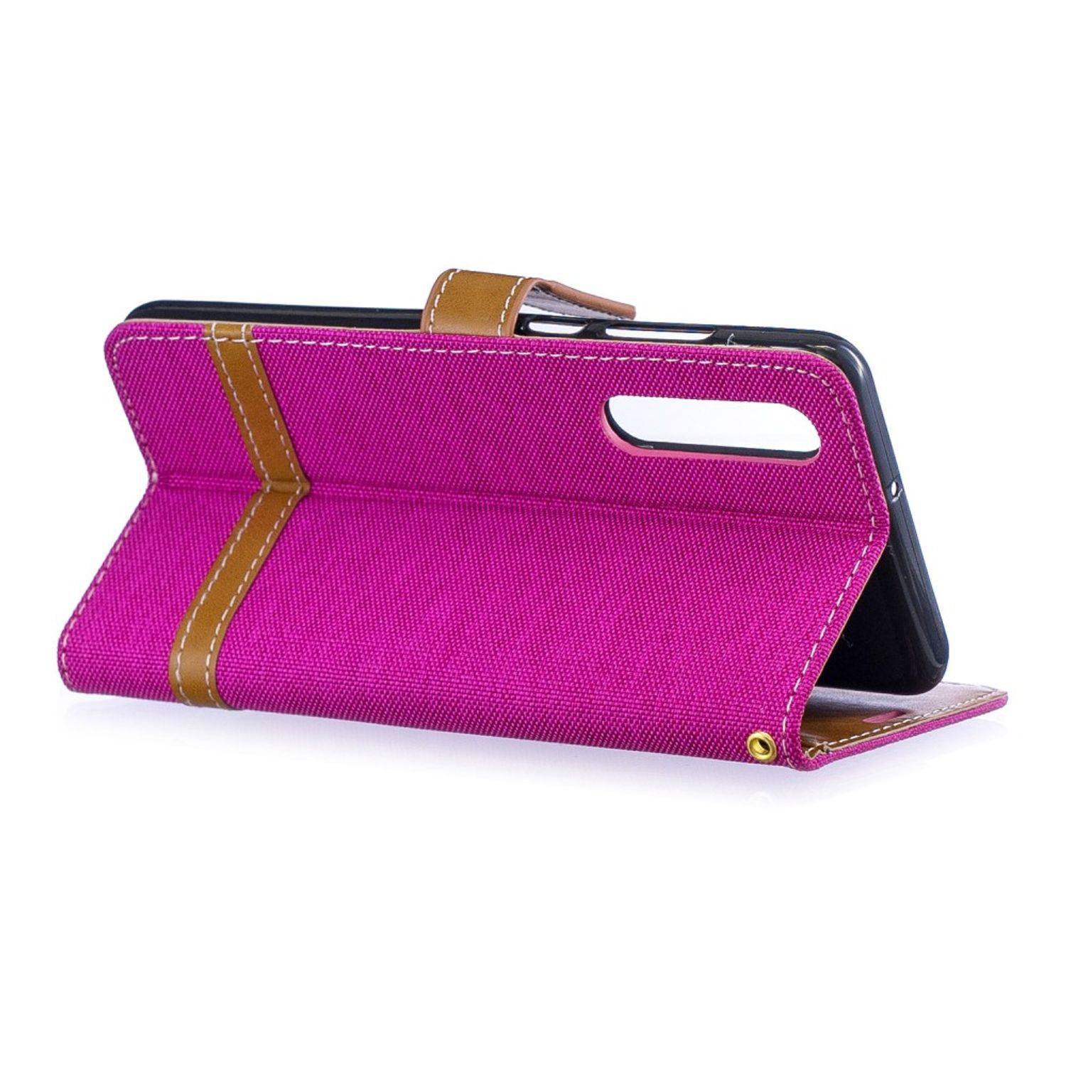 Huawei P30 Handyhülle Bookcover Rosa