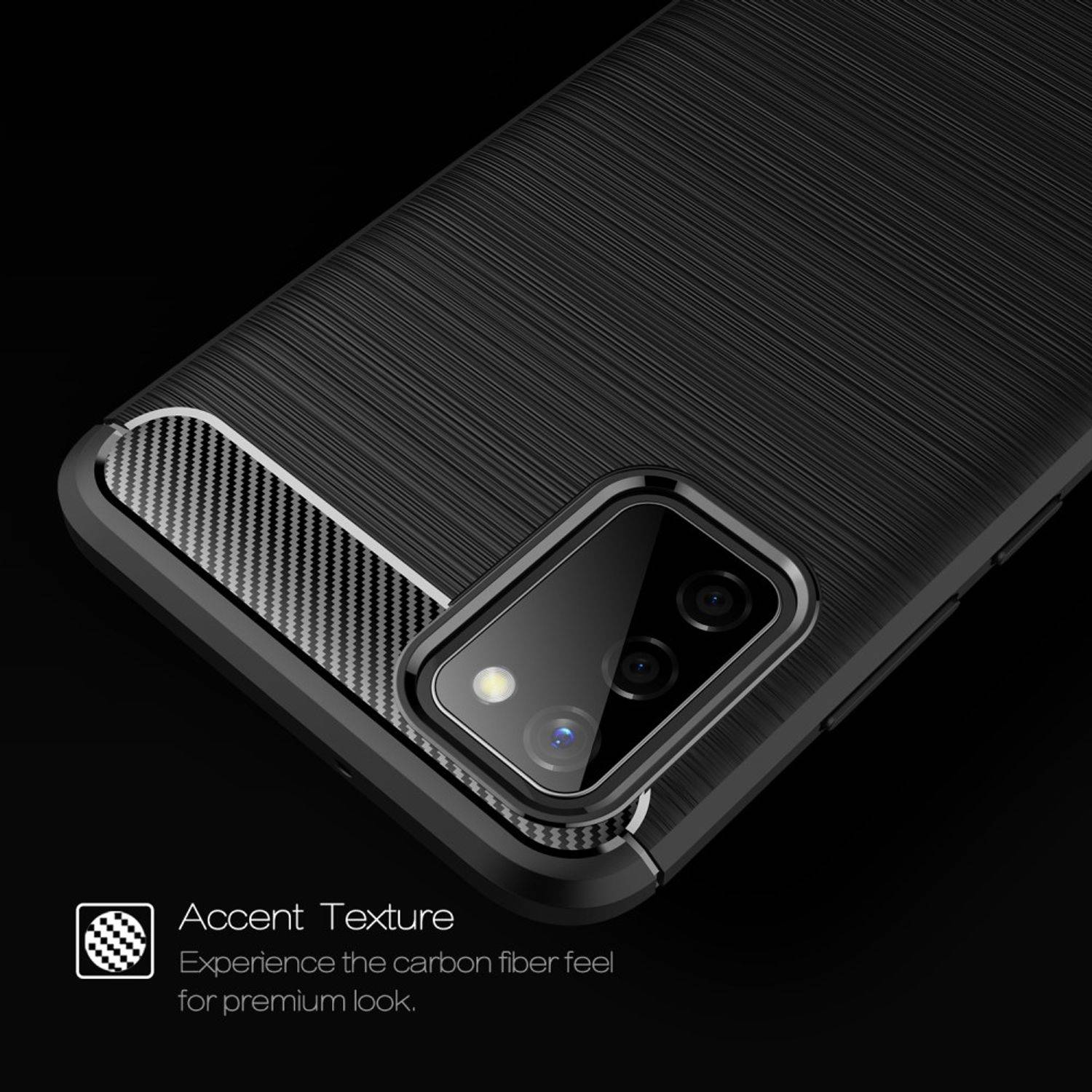 Samsung Galaxy A02s Handyhülle Backcover Schwarz
