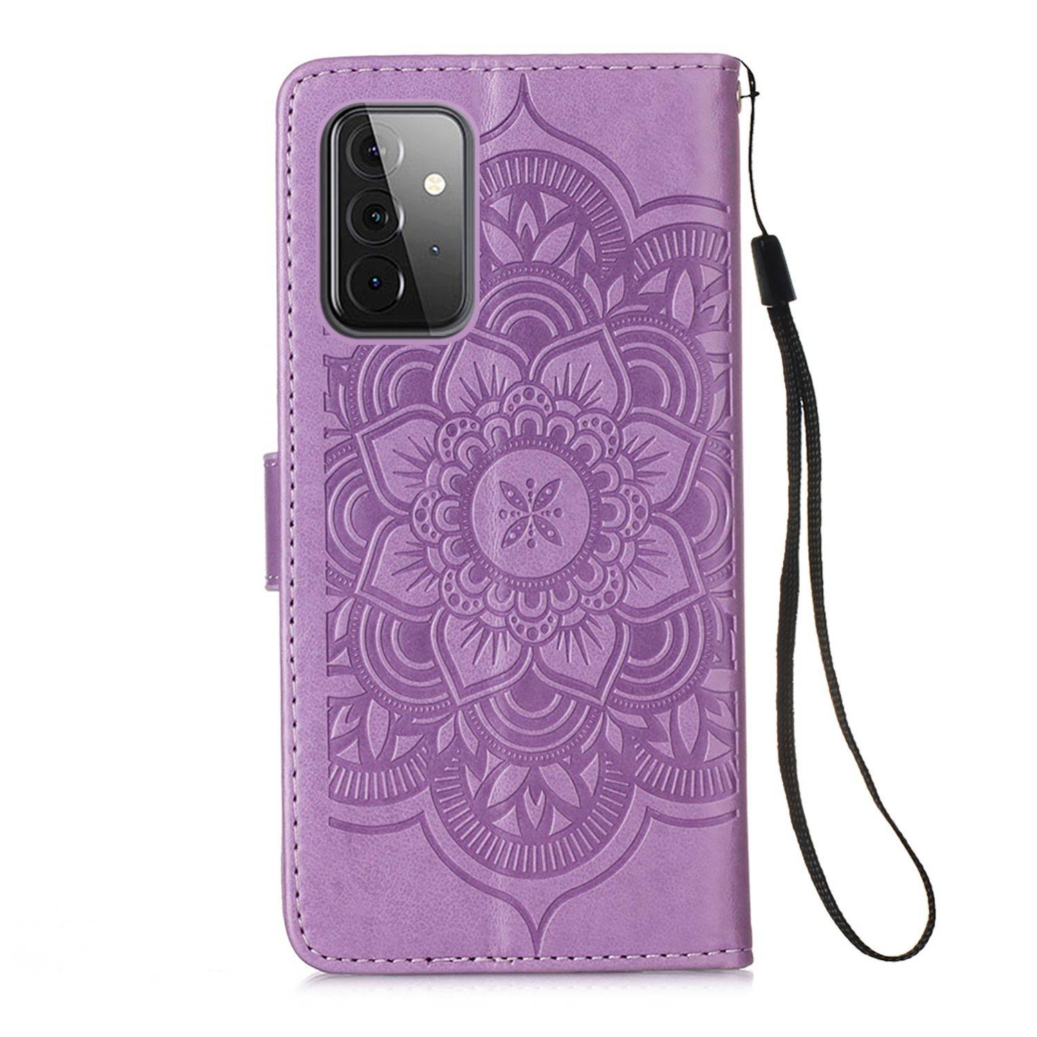 Samsung Galaxy A72 5G Handyhülle Bookcover Violett