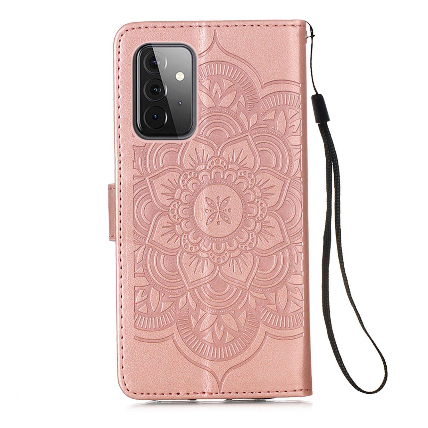 Samsung Galaxy A72 5G Handyhülle Bookcover Rosa
