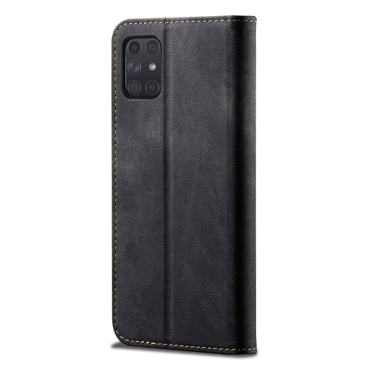 Samsung Galaxy A72 5G Handyhülle Bookcover Schwarz