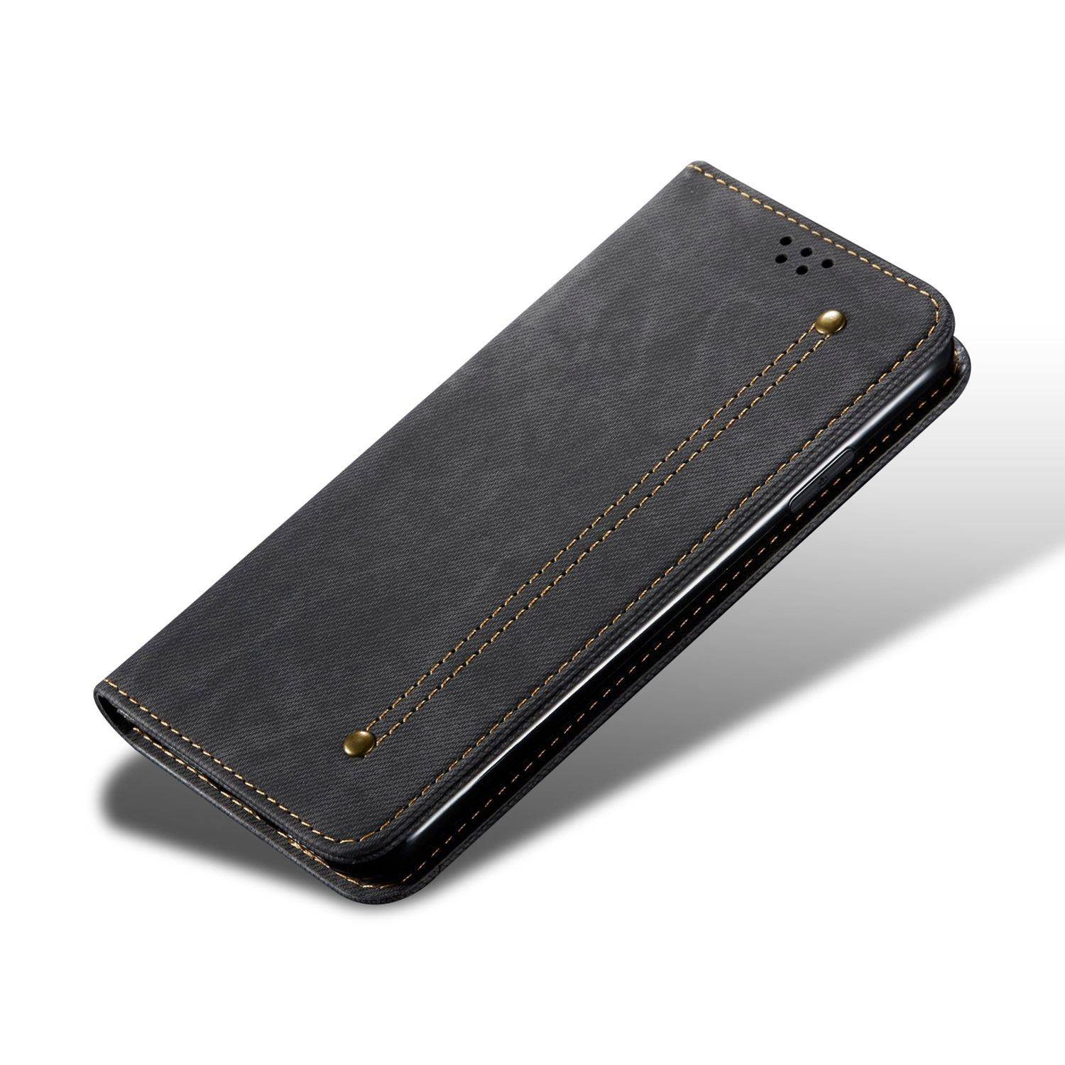 Samsung Galaxy A72 5G Handyhülle Bookcover Schwarz