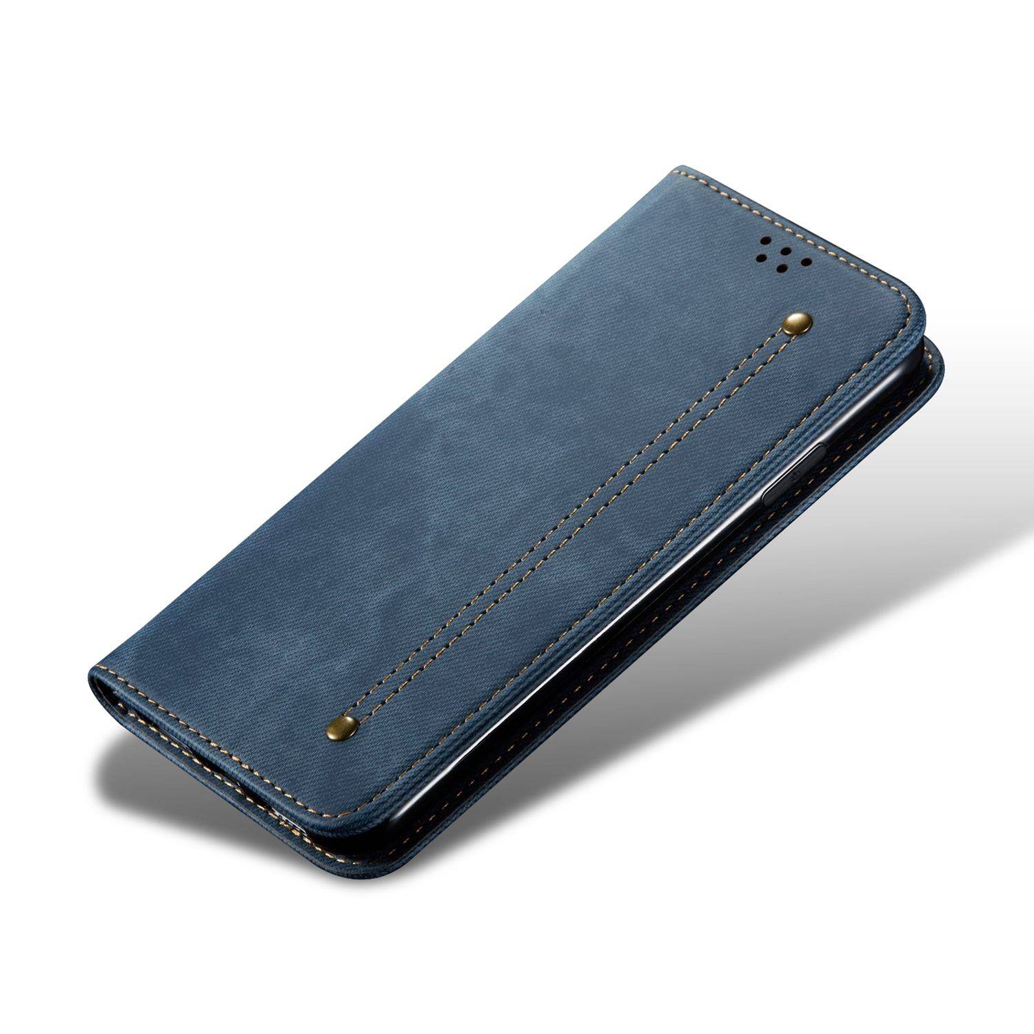 Samsung Galaxy A72 5G Handyhülle Bookcover Blau