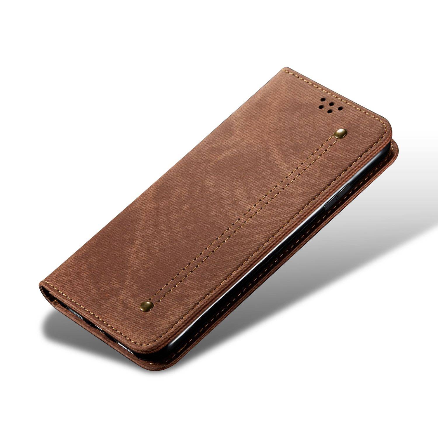 Samsung Galaxy A72 5G Handyhülle Bookcover Braun