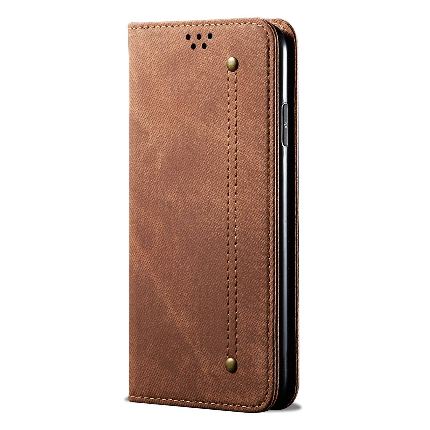 Samsung Galaxy A72 5G Handyhülle Bookcover Braun