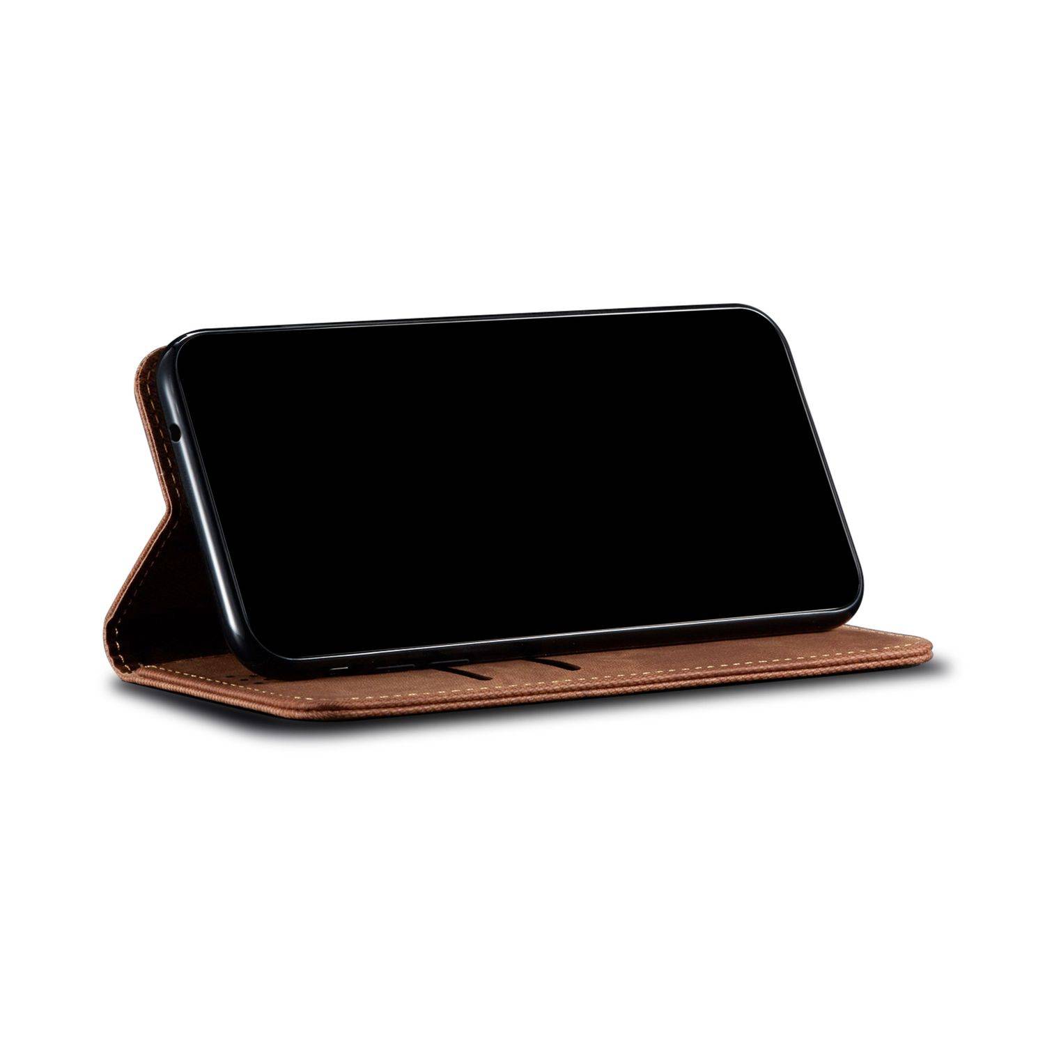 Samsung Galaxy A72 5G Handyhülle Bookcover Braun