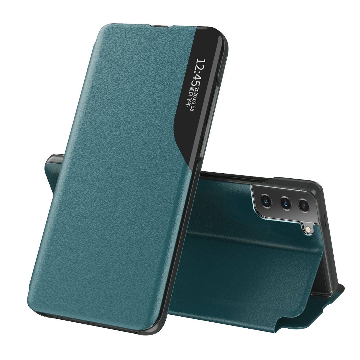 Samsung Galaxy S21 Plus Plus Handyhülle Bookcover Grün