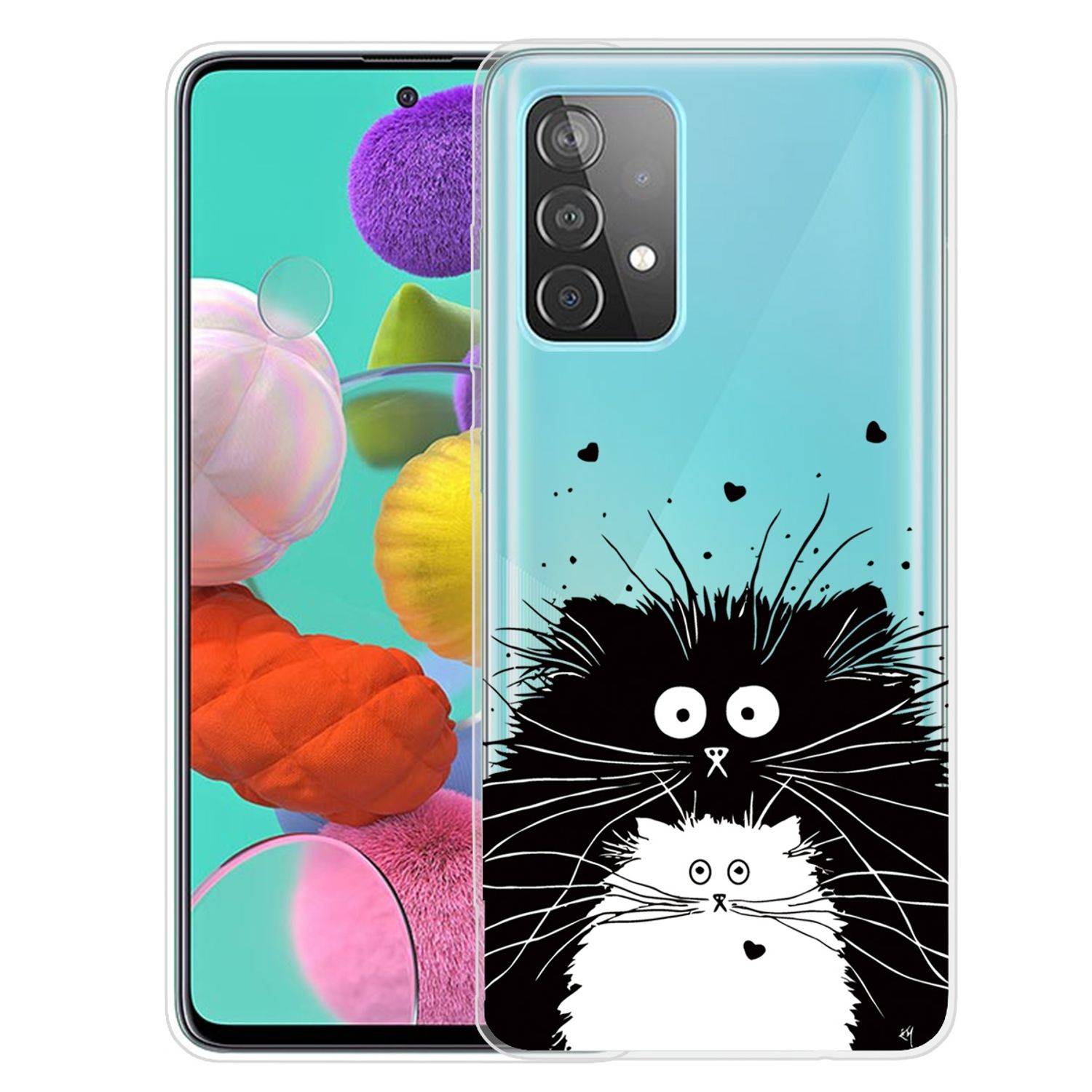 Samsung Galaxy A32 5G Handyhülle Backcover Transparent