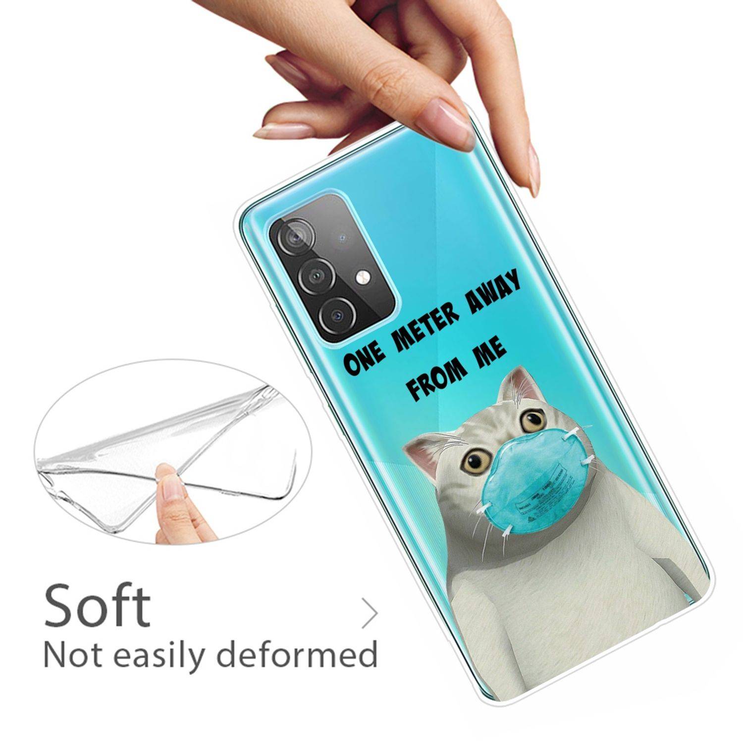Samsung Galaxy A52 5G Handyhülle Backcover Transparent
